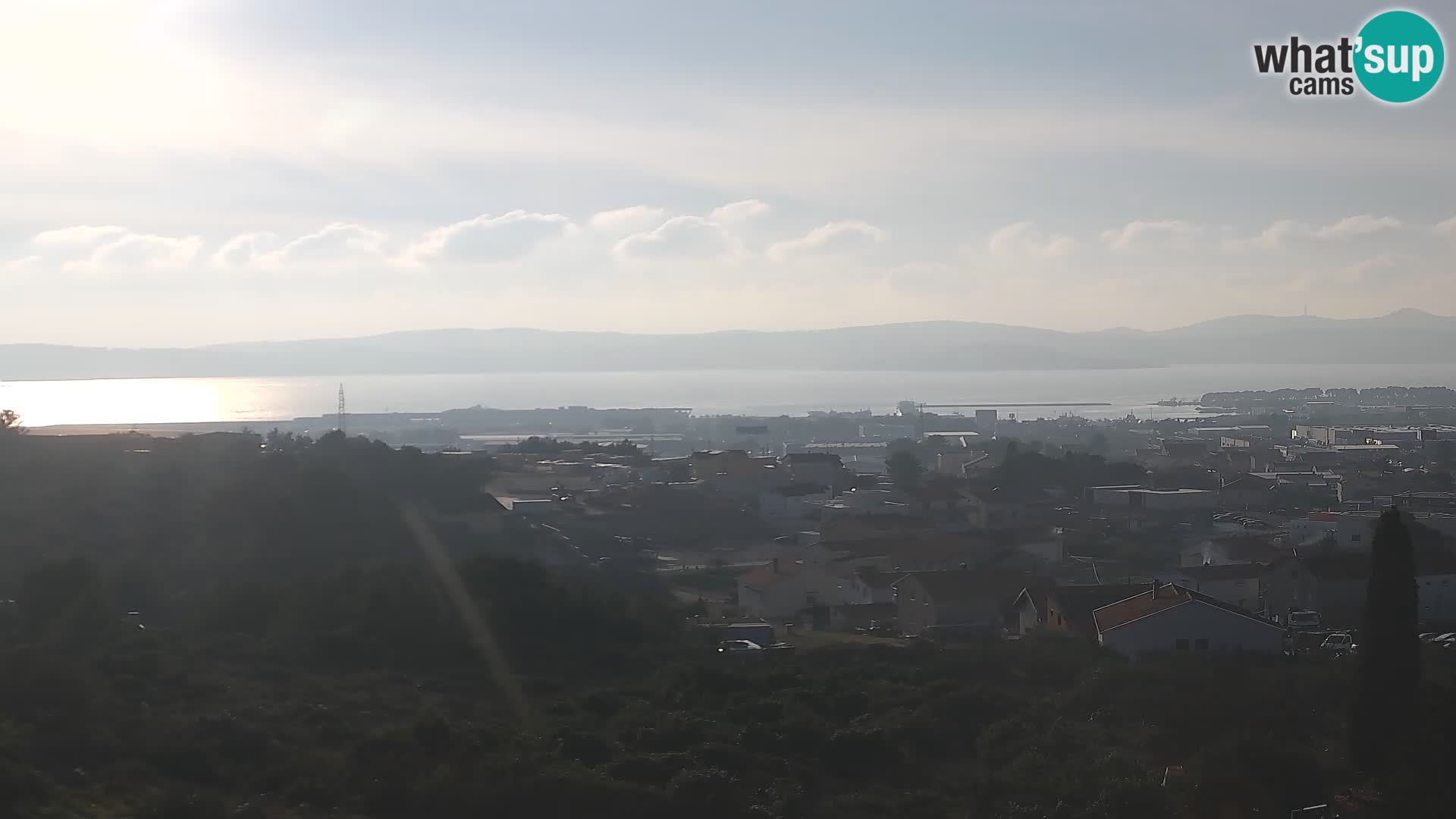 Panoramska web kamera Luke Gaženica u Zadru, Hrvatska