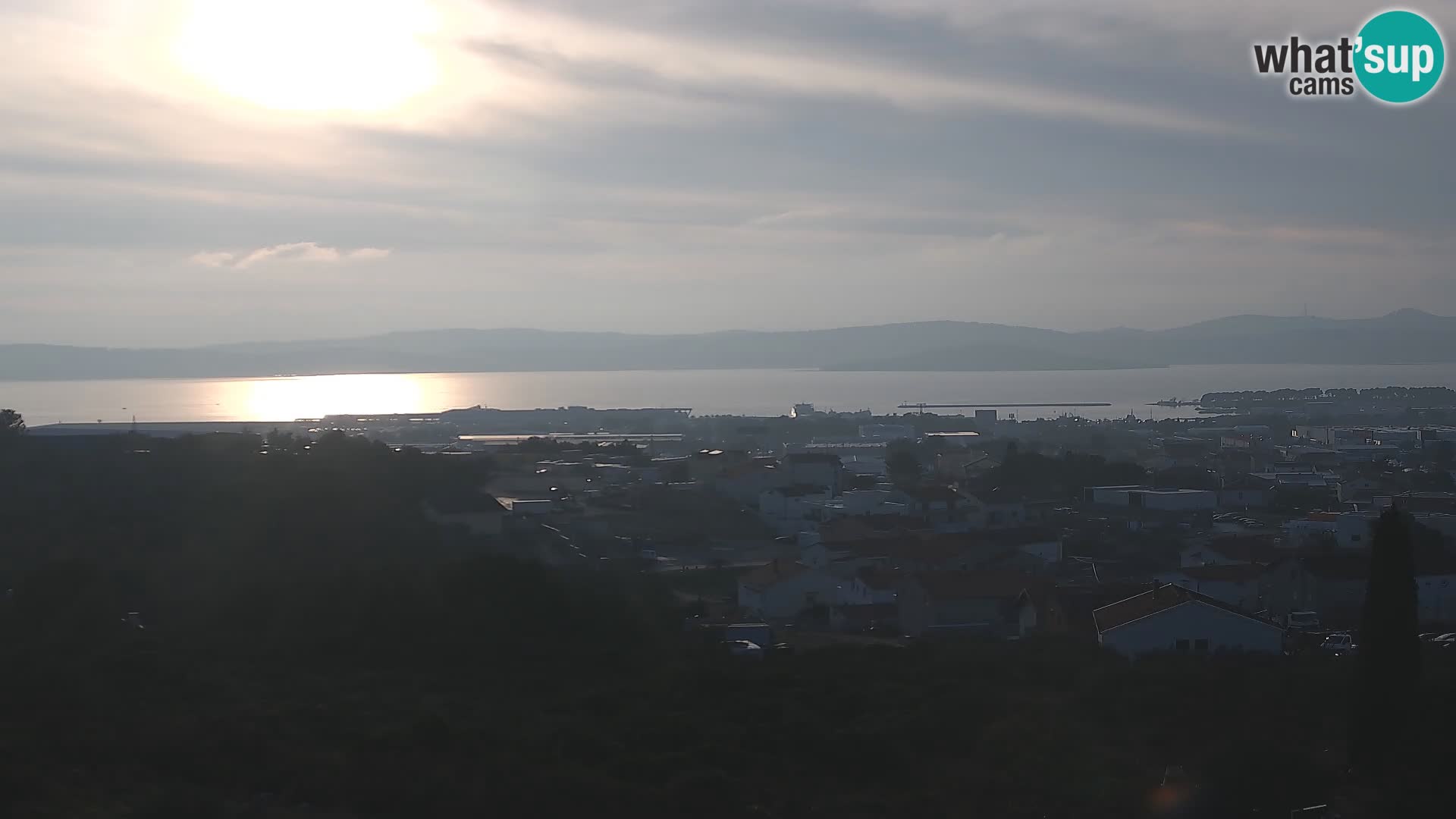 Zadar Port Gazenica Webcam Panorama, Zadar, Kroatien