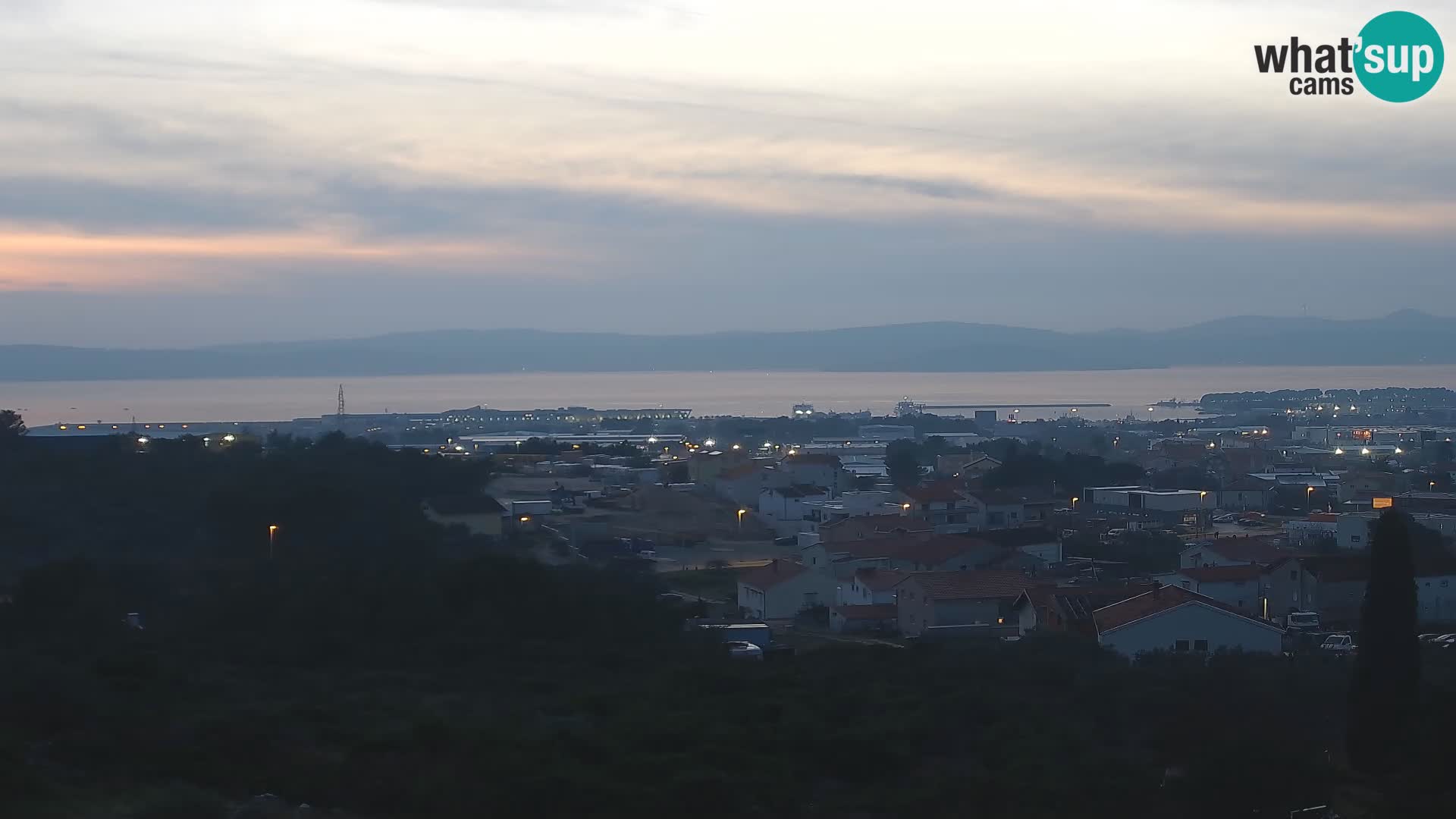 Zadar Port Gazenica Webcam Panorama, Zadar, Kroatien