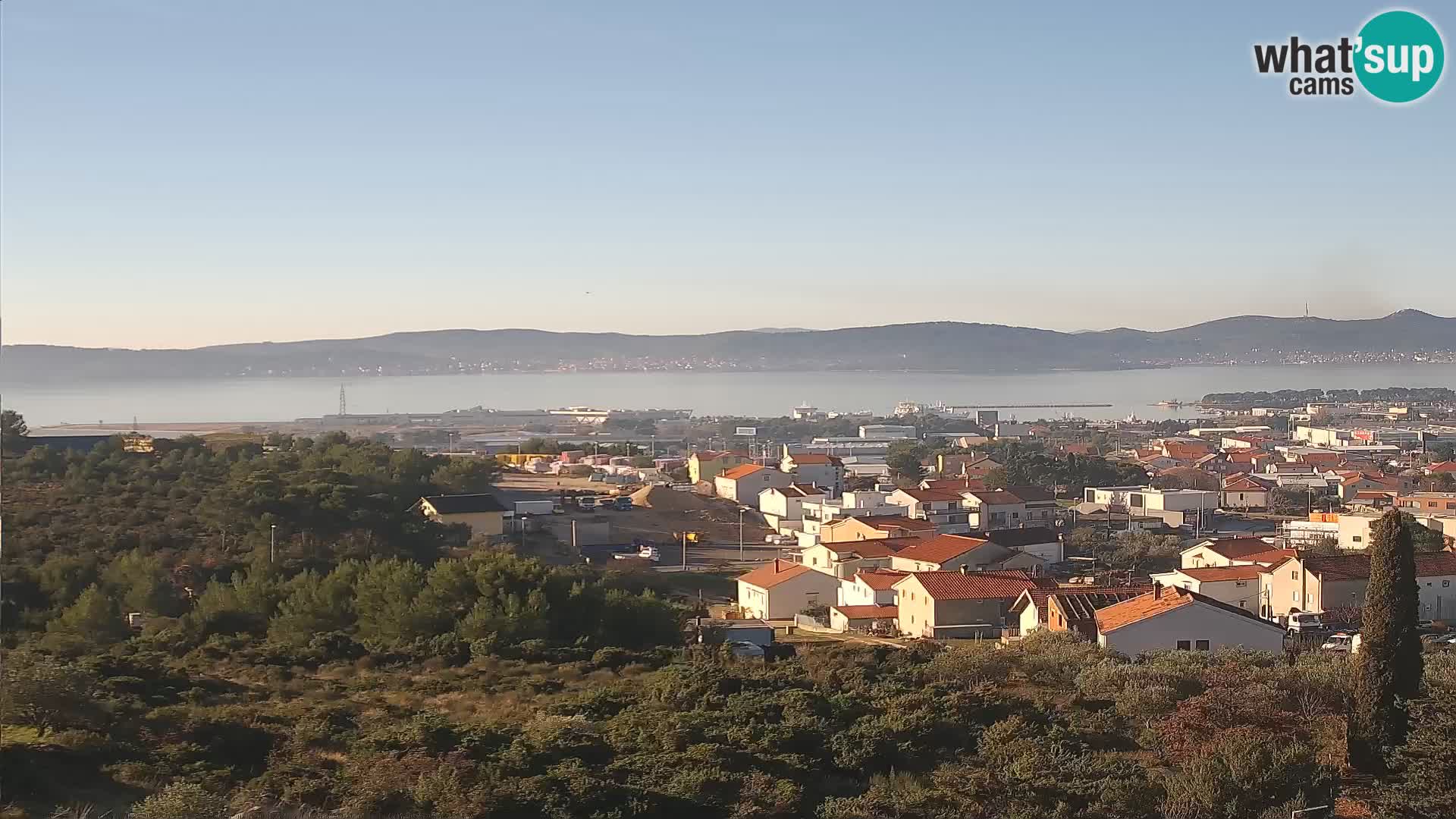 Panoramska web kamera Luke Gaženica u Zadru, Hrvatska