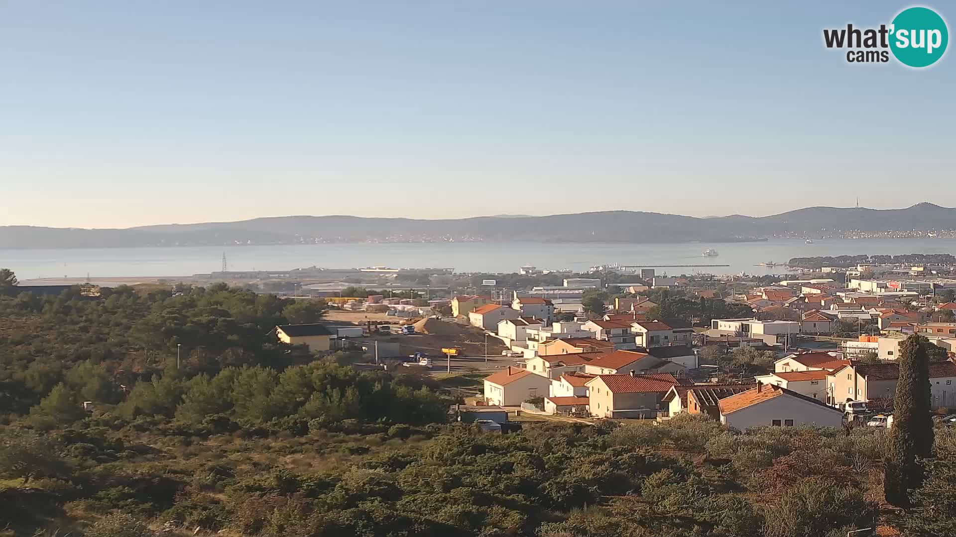 Panorama de la Webcam del Puerto Gazenica de Zadar, Zadar, Croacia