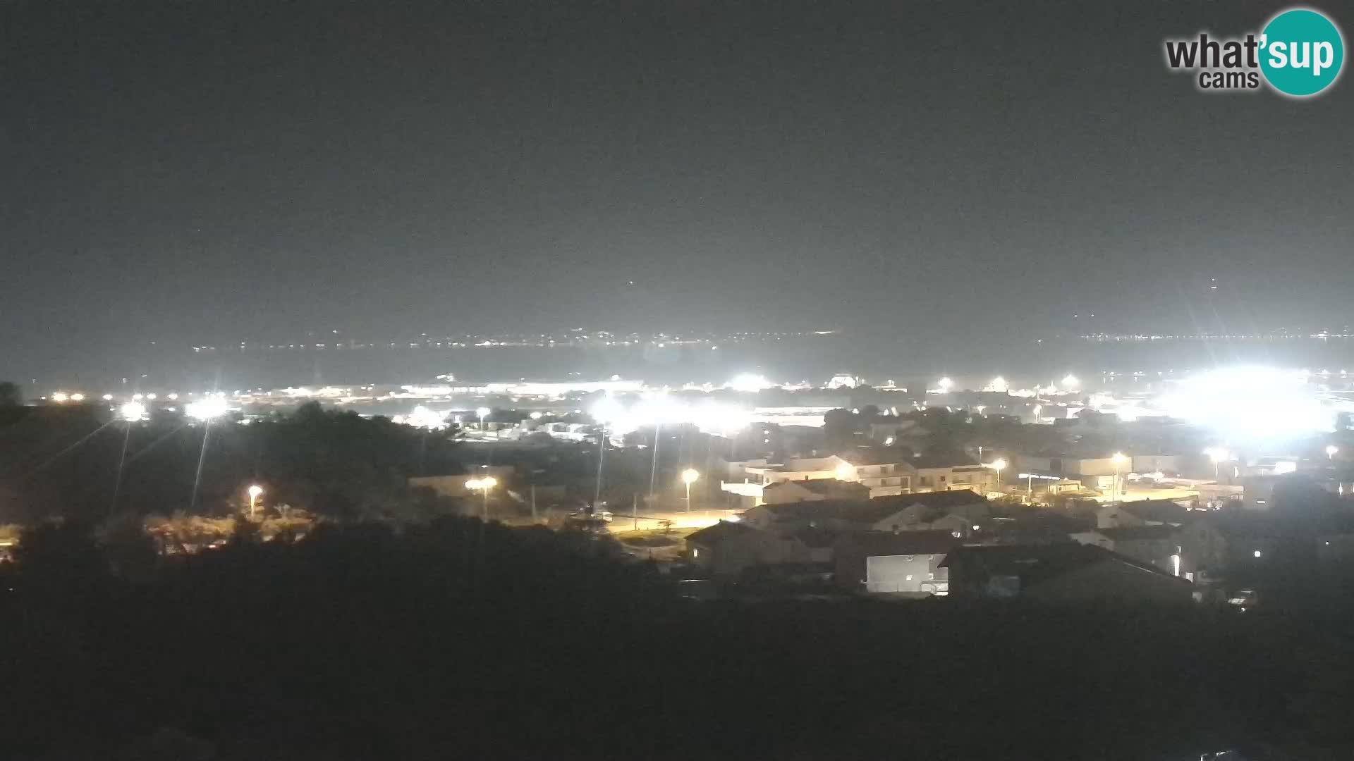 Panorama de la Webcam del Puerto Gazenica de Zadar, Zadar, Croacia