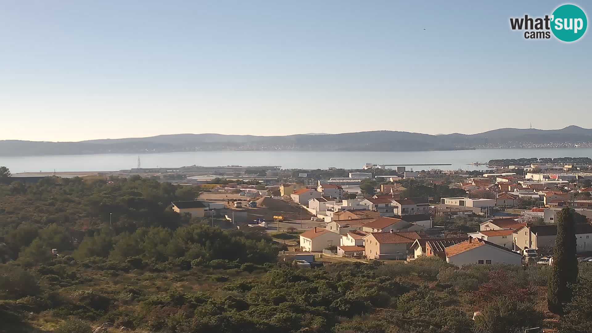 Panoramska web kamera Luke Gaženica u Zadru, Hrvatska