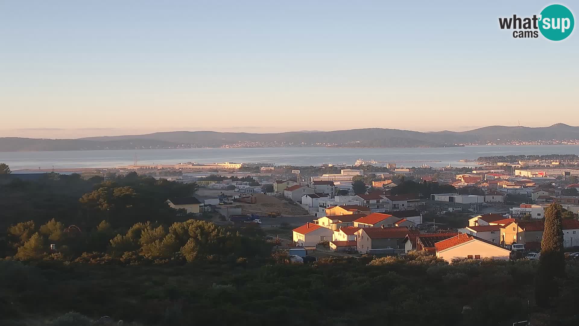 Panoramska web kamera Luke Gaženica u Zadru, Hrvatska