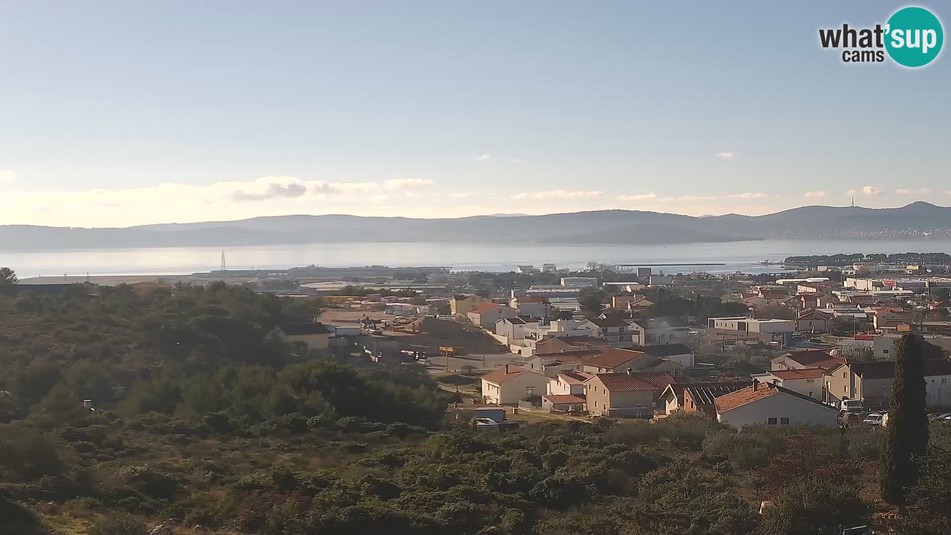 Panoramska web kamera Luke Gaženica u Zadru, Hrvatska