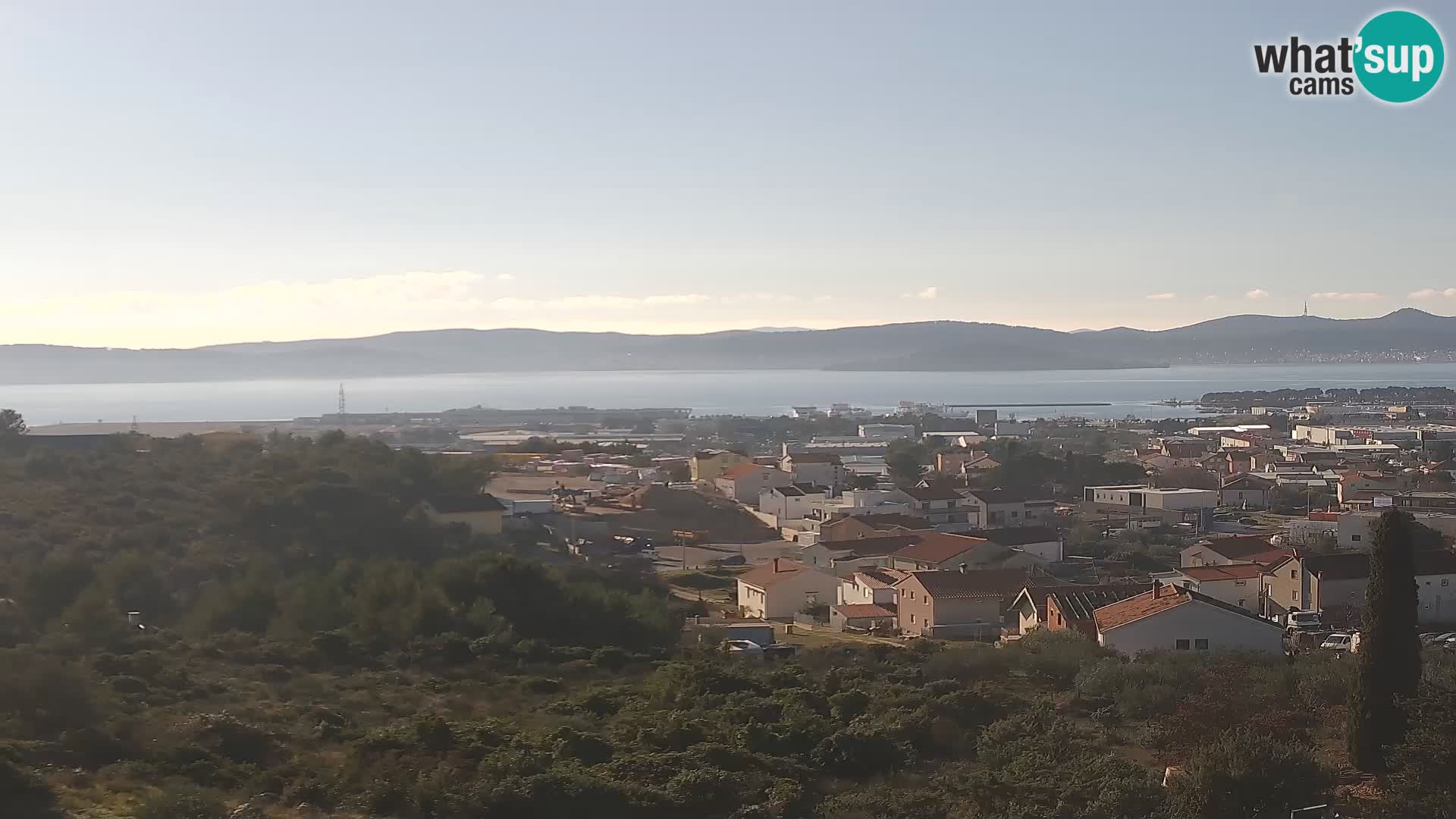 Panoramska web kamera Luke Gaženica u Zadru, Hrvatska