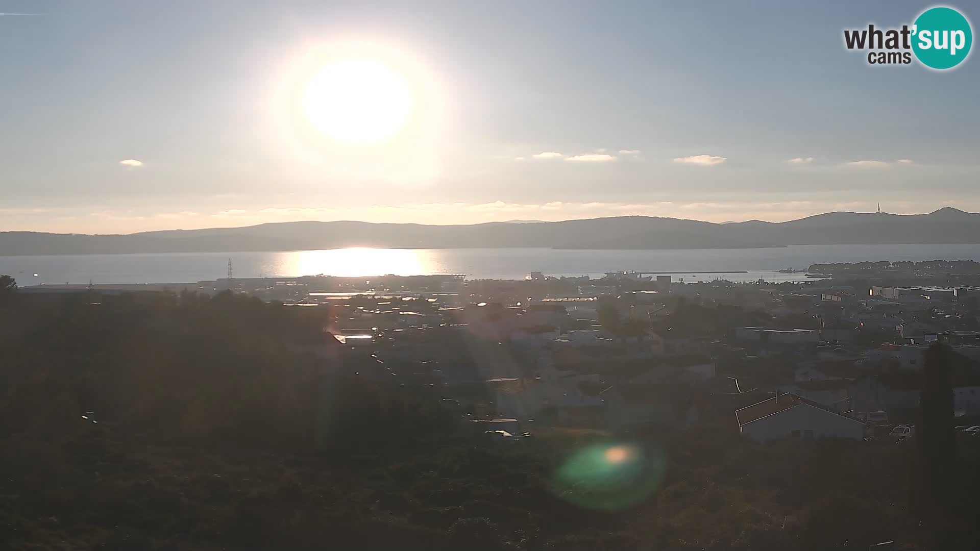 Panorama de la Webcam del Puerto Gazenica de Zadar, Zadar, Croacia
