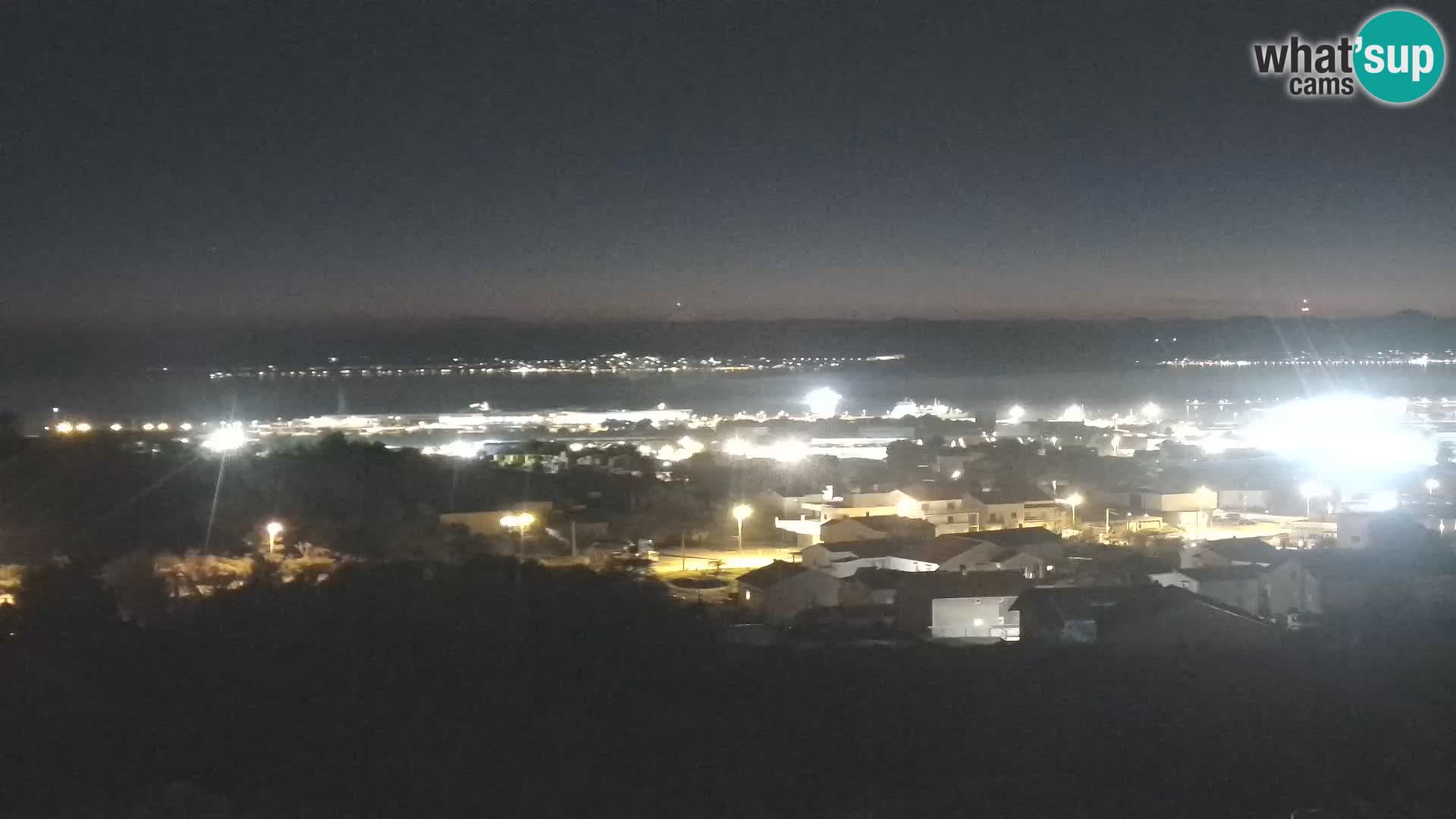 Panorama de la Webcam del Puerto Gazenica de Zadar, Zadar, Croacia