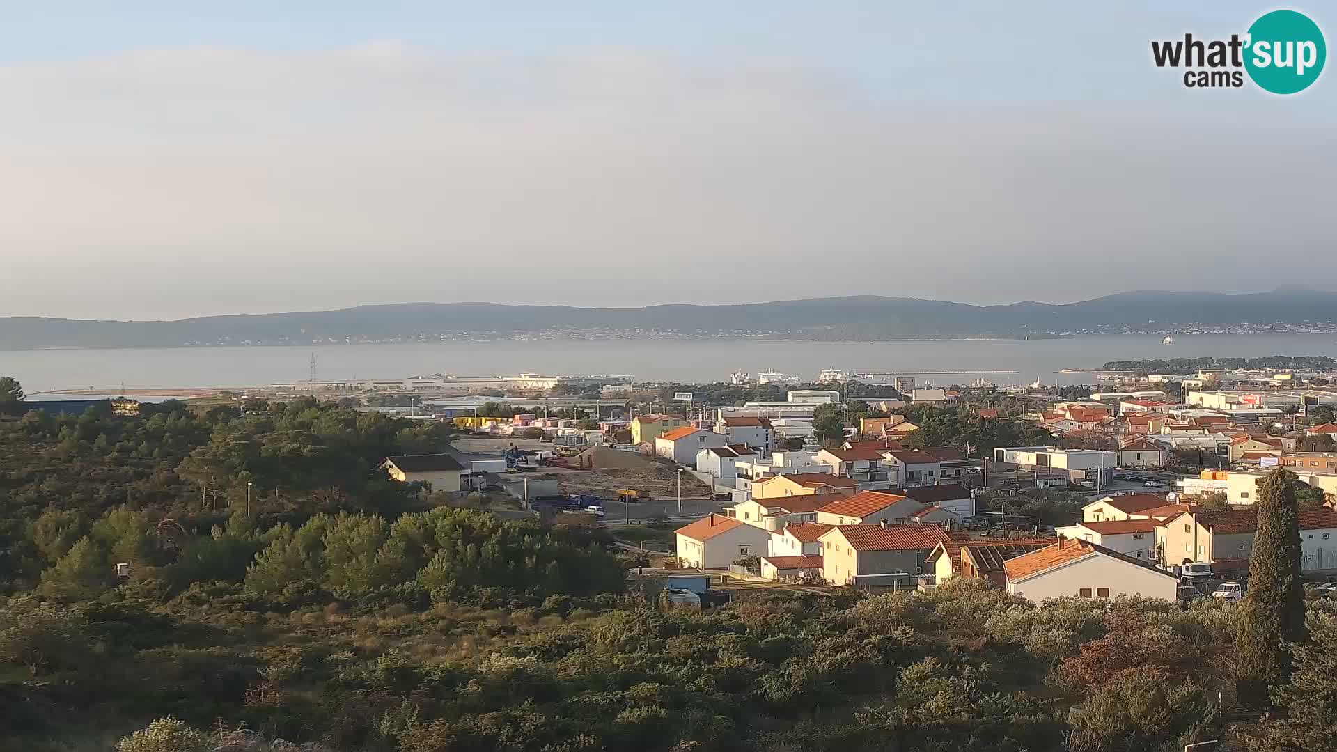Panorama de la Webcam del Puerto Gazenica de Zadar, Zadar, Croacia