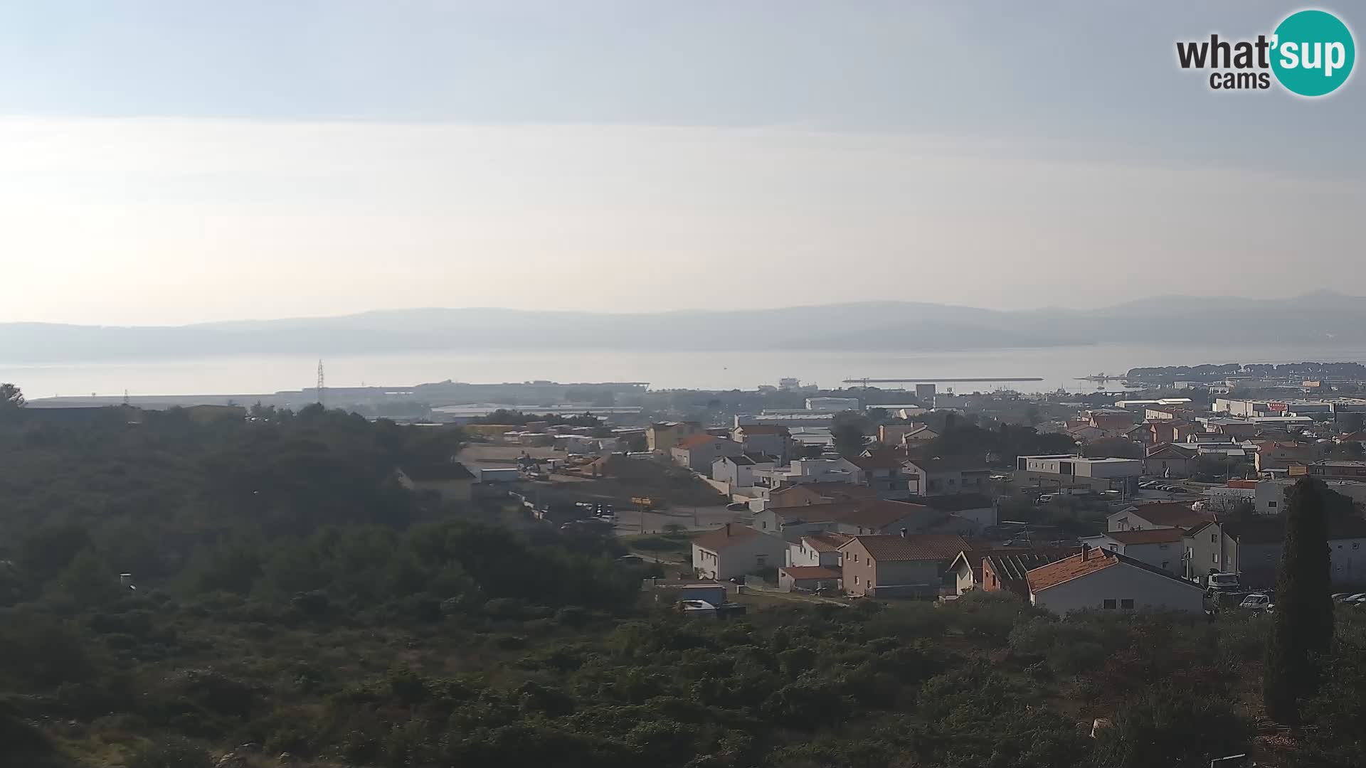 Panoramska web kamera Luke Gaženica u Zadru, Hrvatska