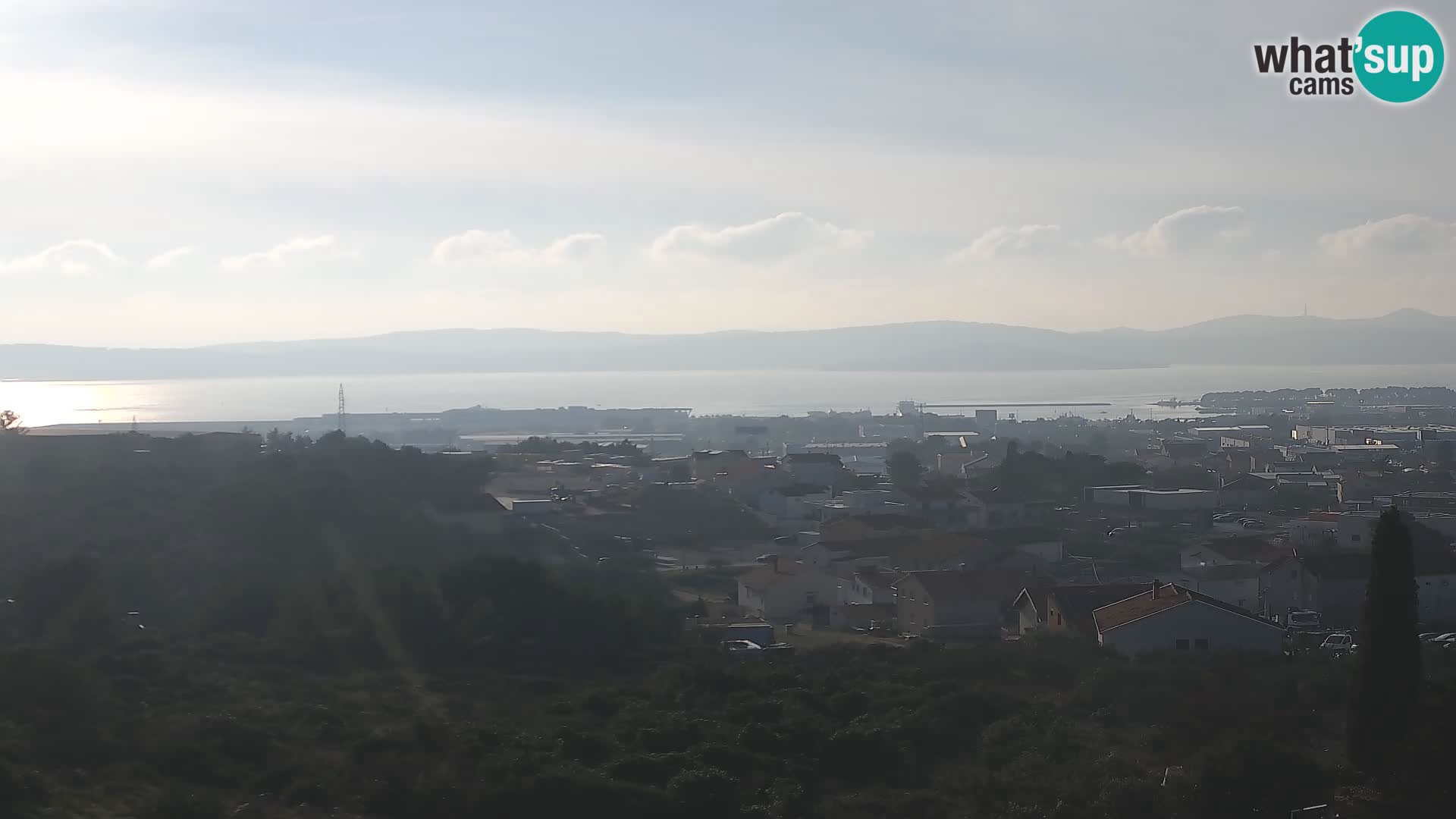 Panorama de la Webcam del Puerto Gazenica de Zadar, Zadar, Croacia