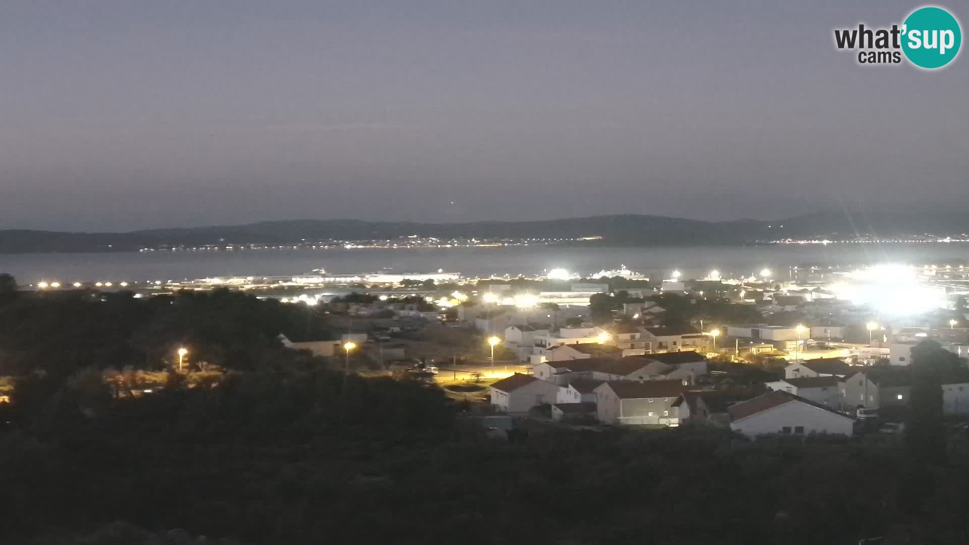 Panorama de la Webcam del Puerto Gazenica de Zadar, Zadar, Croacia