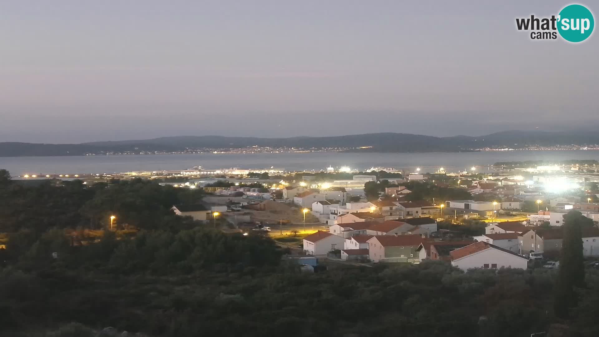 Panoramska web kamera Luke Gaženica u Zadru, Hrvatska