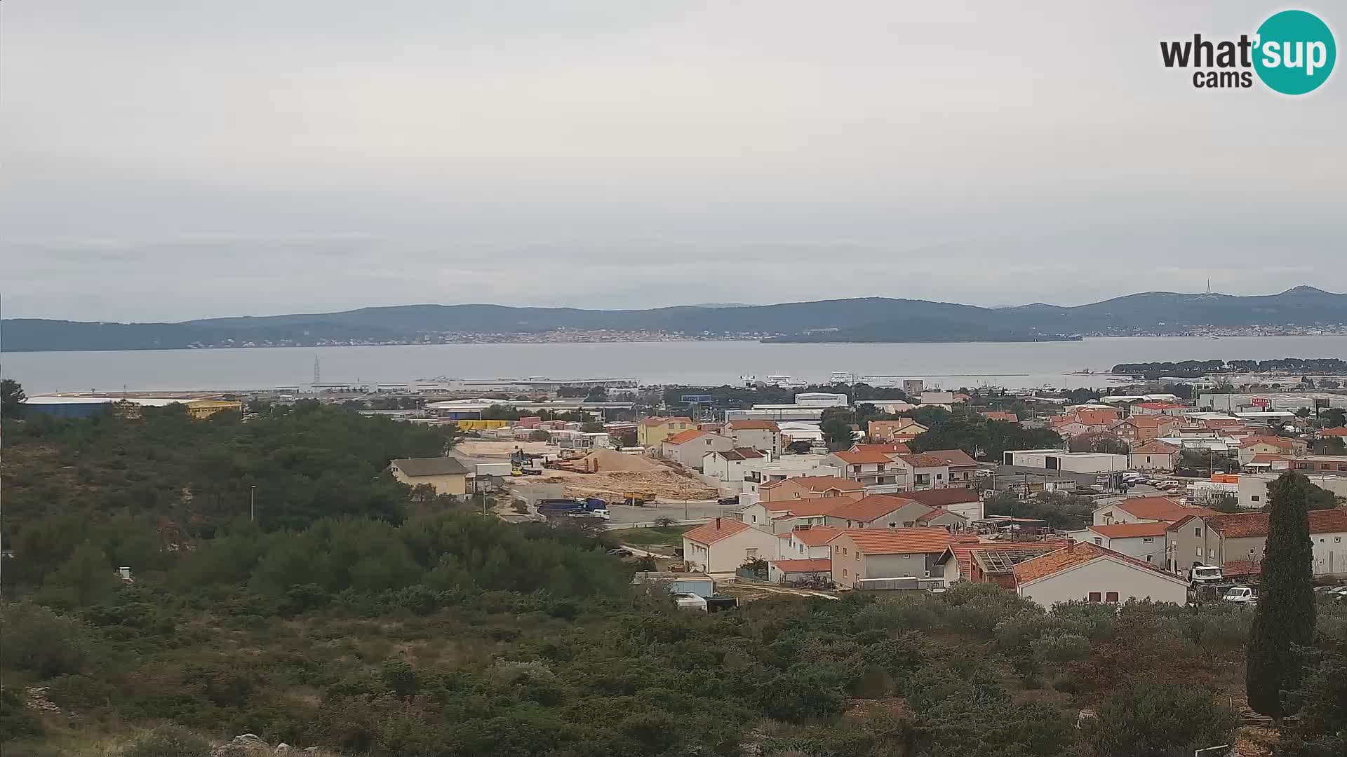 Panorama de la Webcam del Puerto Gazenica de Zadar, Zadar, Croacia