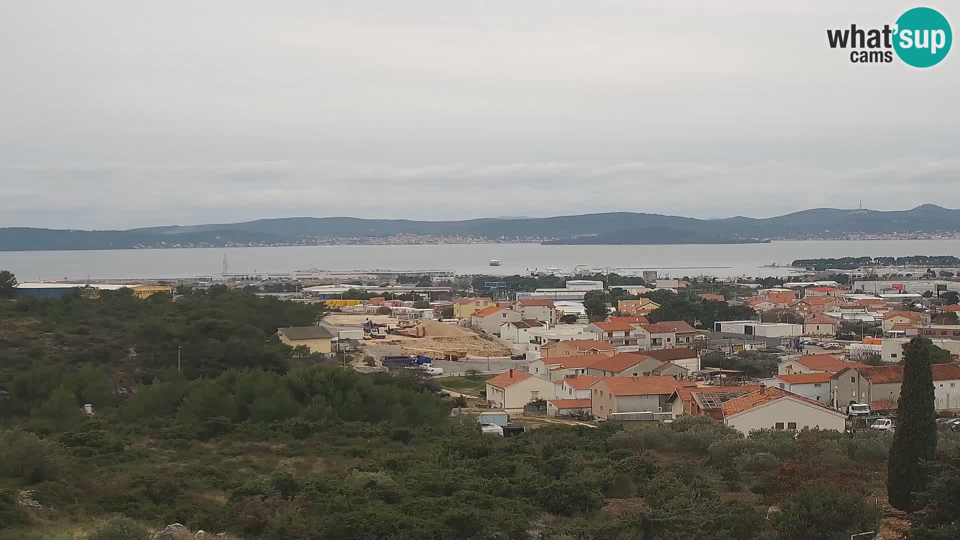 Zadar Port Gazenica Webcam Panorama, Zadar, Kroatien