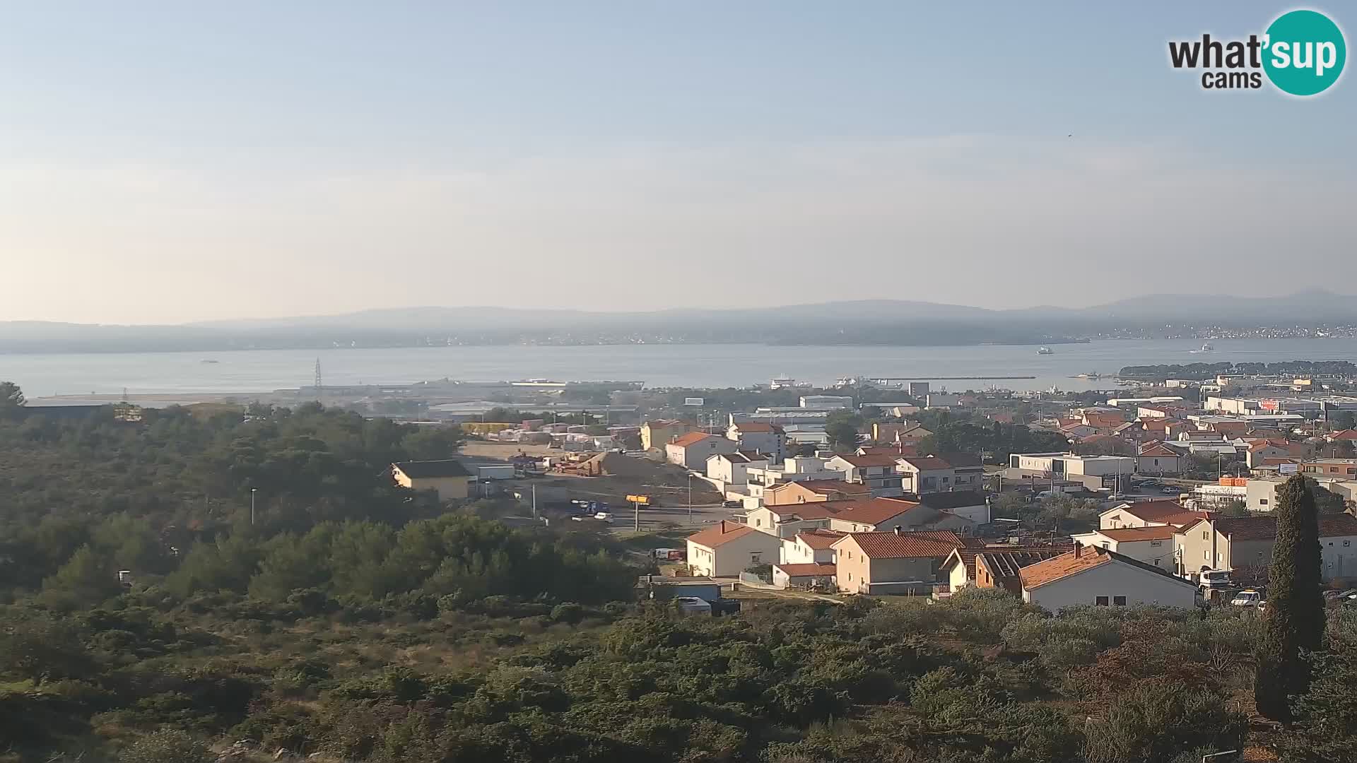Zadar Port Gazenica Webcam Panorama, Zadar, Kroatien