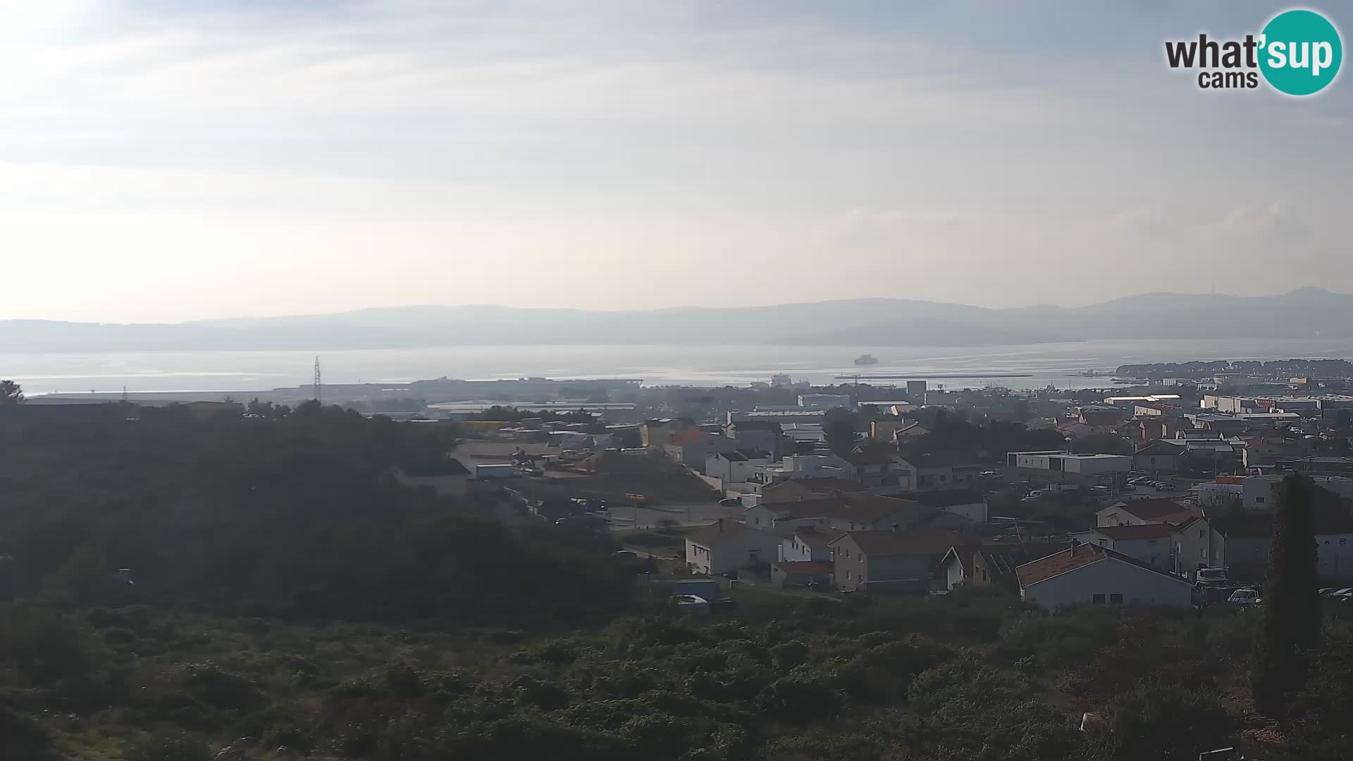 Zadar Pristanišče Gazenica s panoramsko spletno kamero, Zadar, Hrvaška