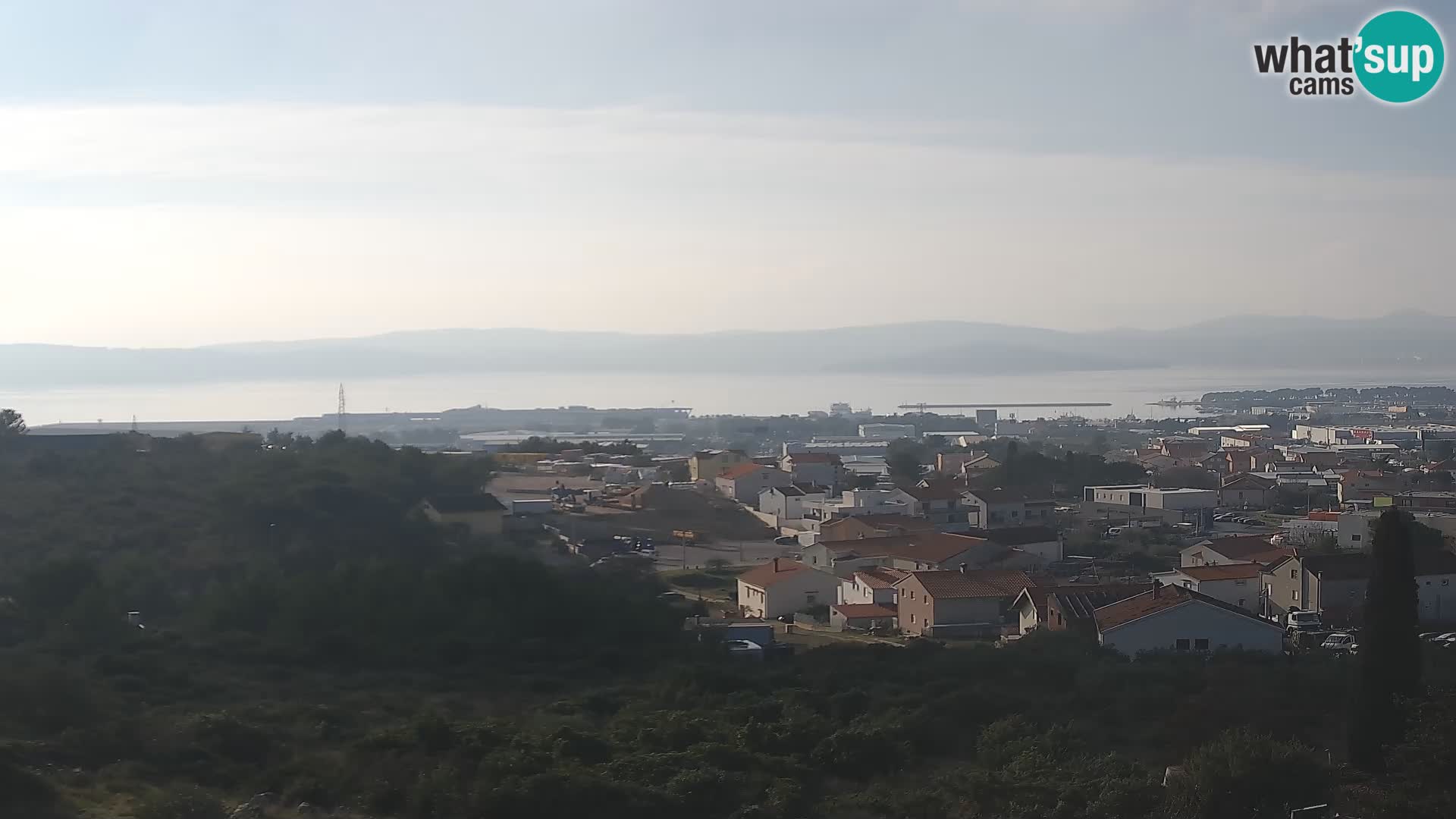 Panoramska web kamera Luke Gaženica u Zadru, Hrvatska