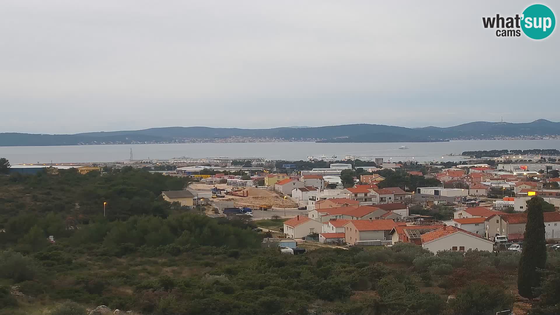 Zadar Port Gazenica Webcam Panorama, Zadar, Kroatien
