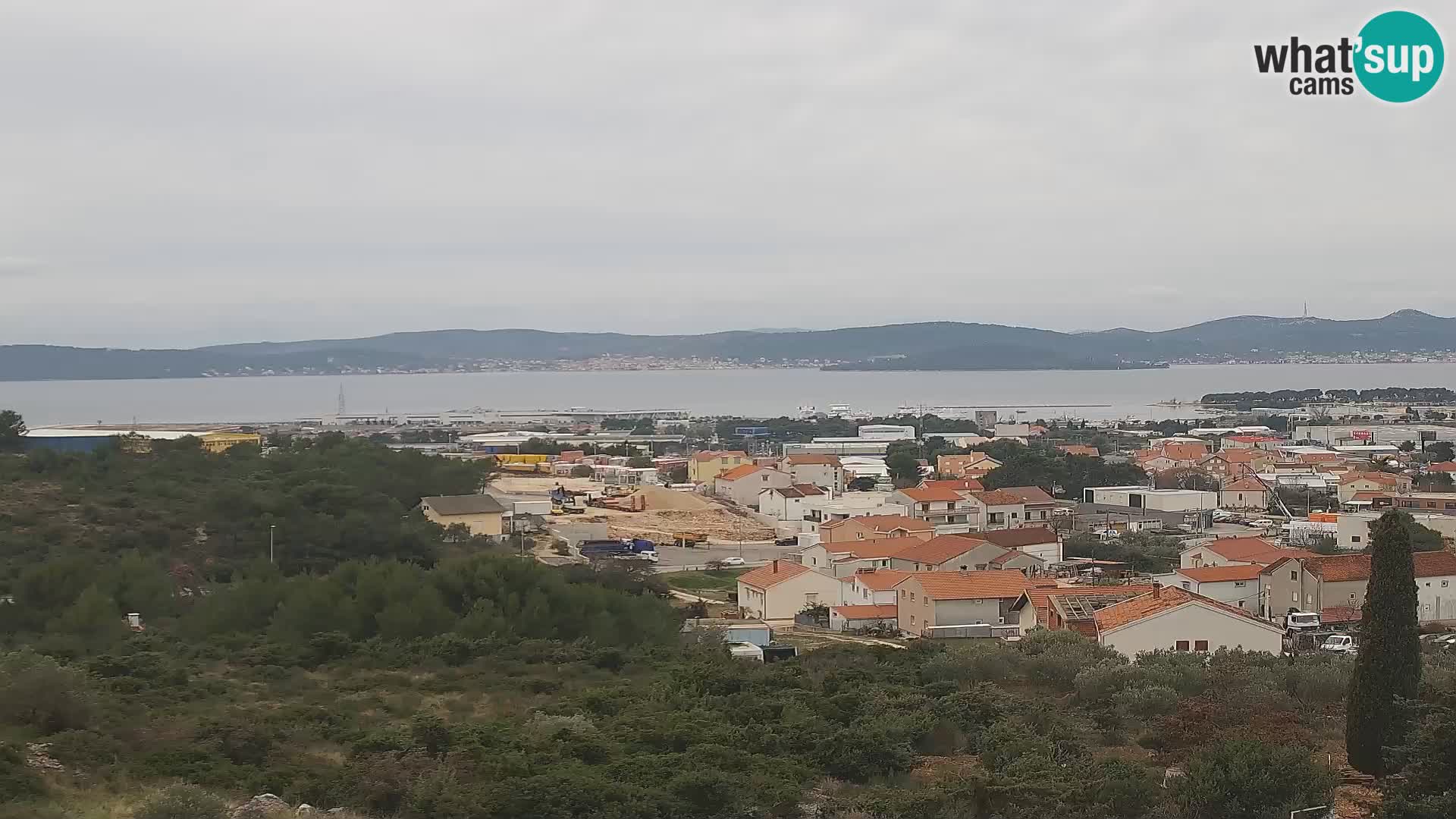 Panorama de la Webcam del Puerto Gazenica de Zadar, Zadar, Croacia