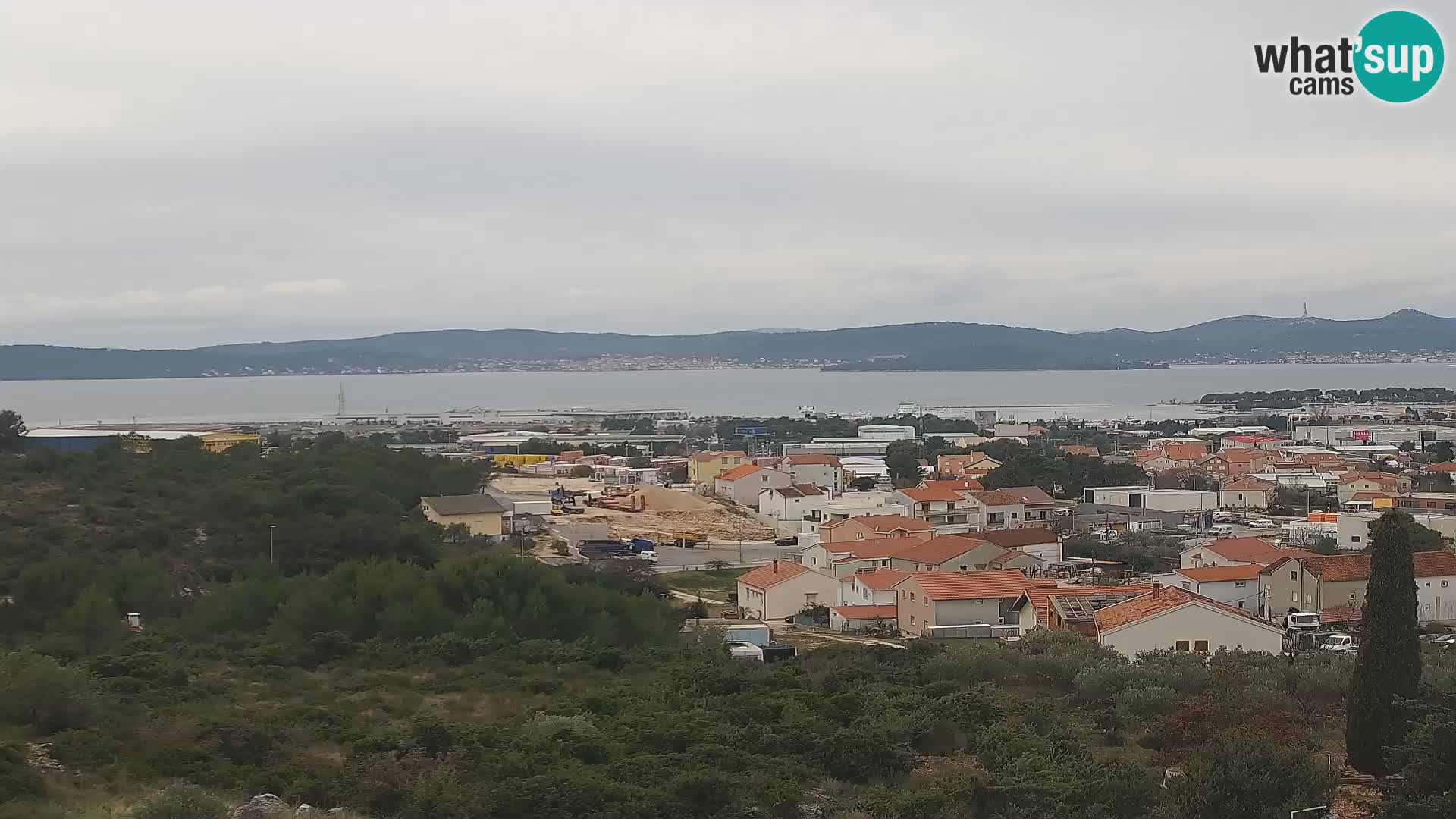 Zadar Pristanišče Gazenica s panoramsko spletno kamero, Zadar, Hrvaška