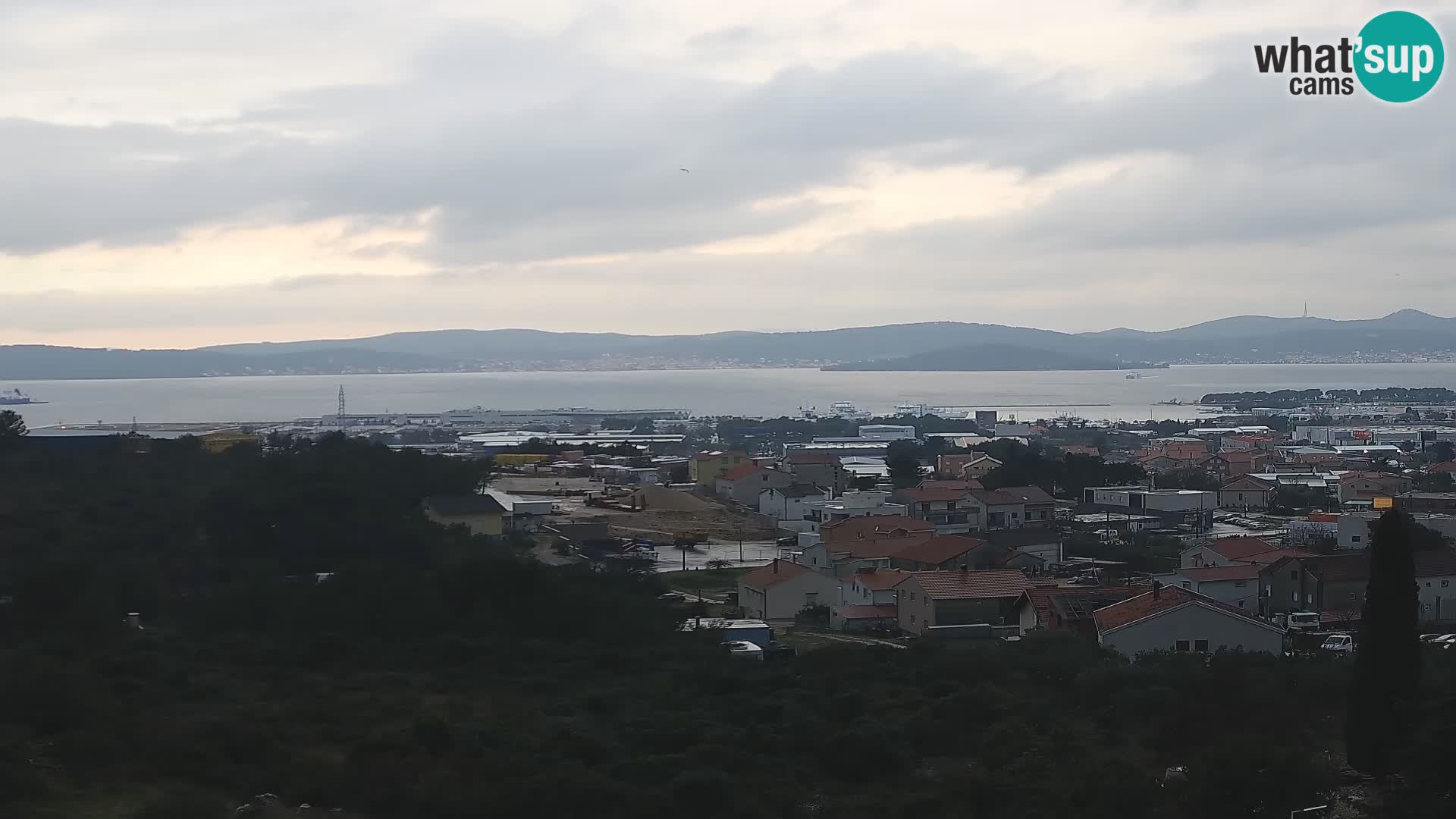 Panoramska web kamera Luke Gaženica u Zadru, Hrvatska