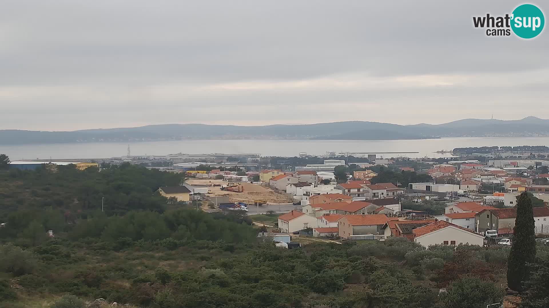 Zadar Port Gazenica Webcam Panorama, Zadar, Kroatien