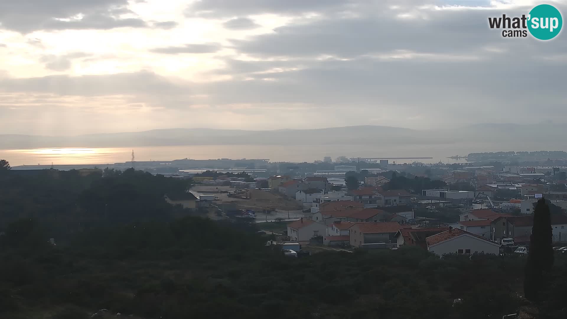 Panoramska web kamera Luke Gaženica u Zadru, Hrvatska