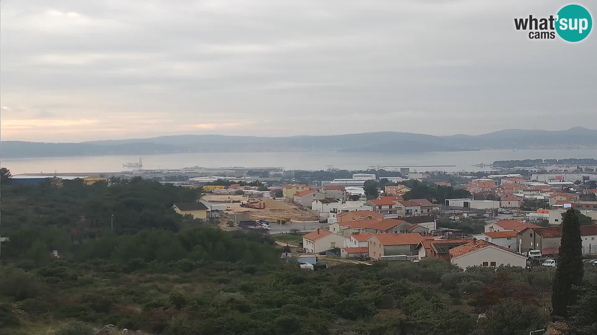 Panorama de la Webcam del Puerto Gazenica de Zadar, Zadar, Croacia