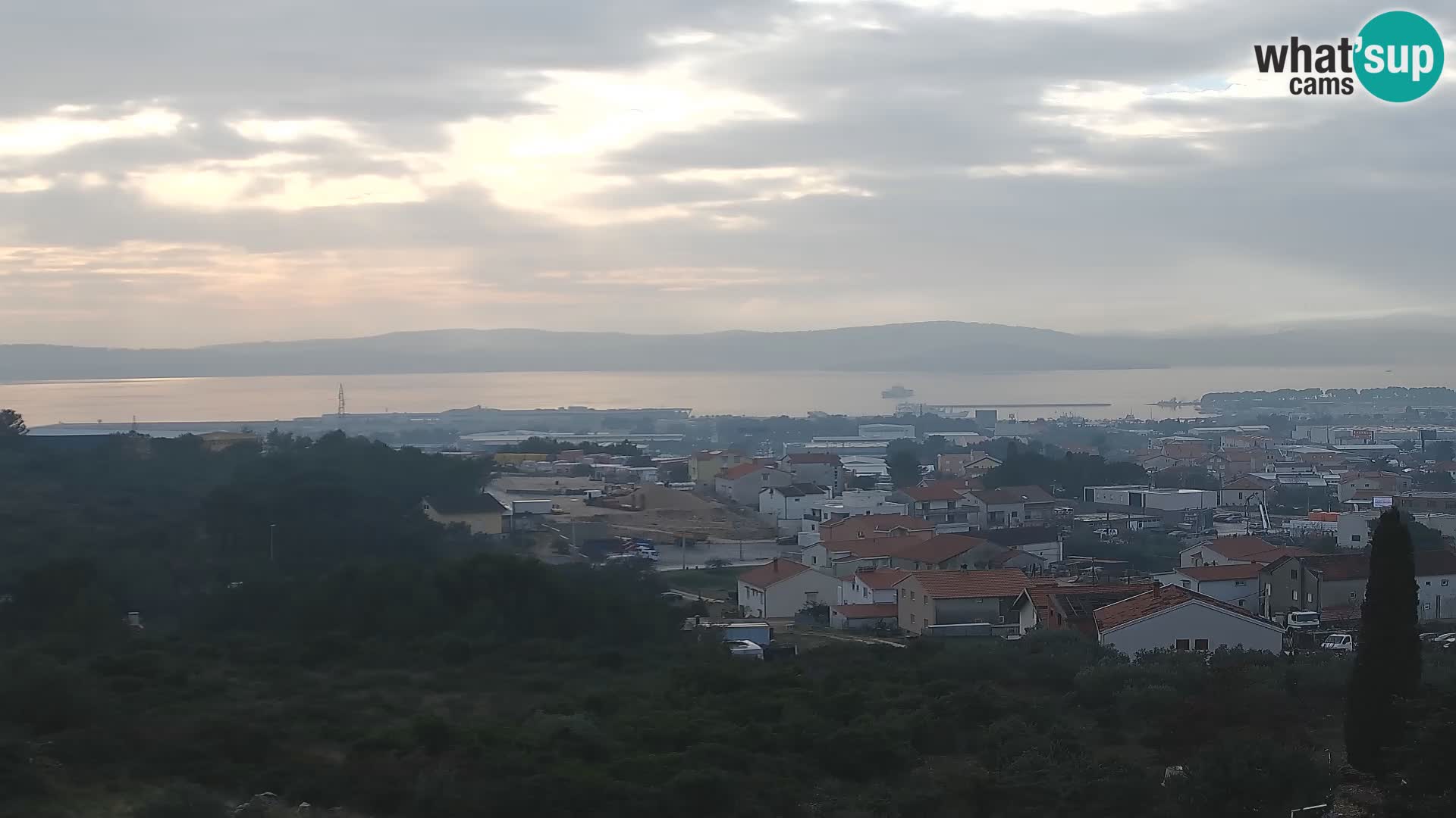 Zadar Port Gazenica Webcam Panorama, Zadar, Kroatien
