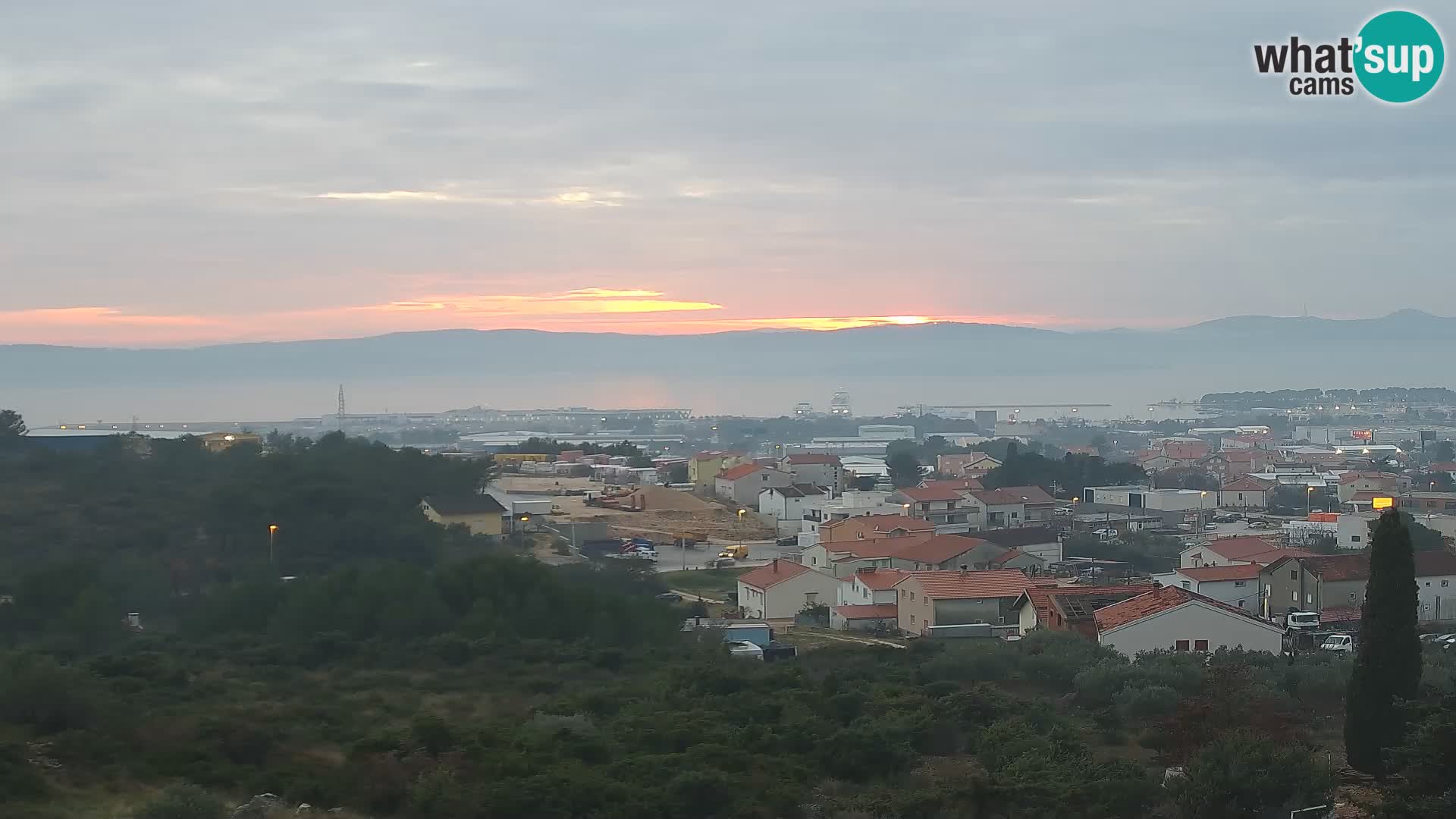 Zadar Port Gazenica Webcam Panorama, Zadar, Croatie