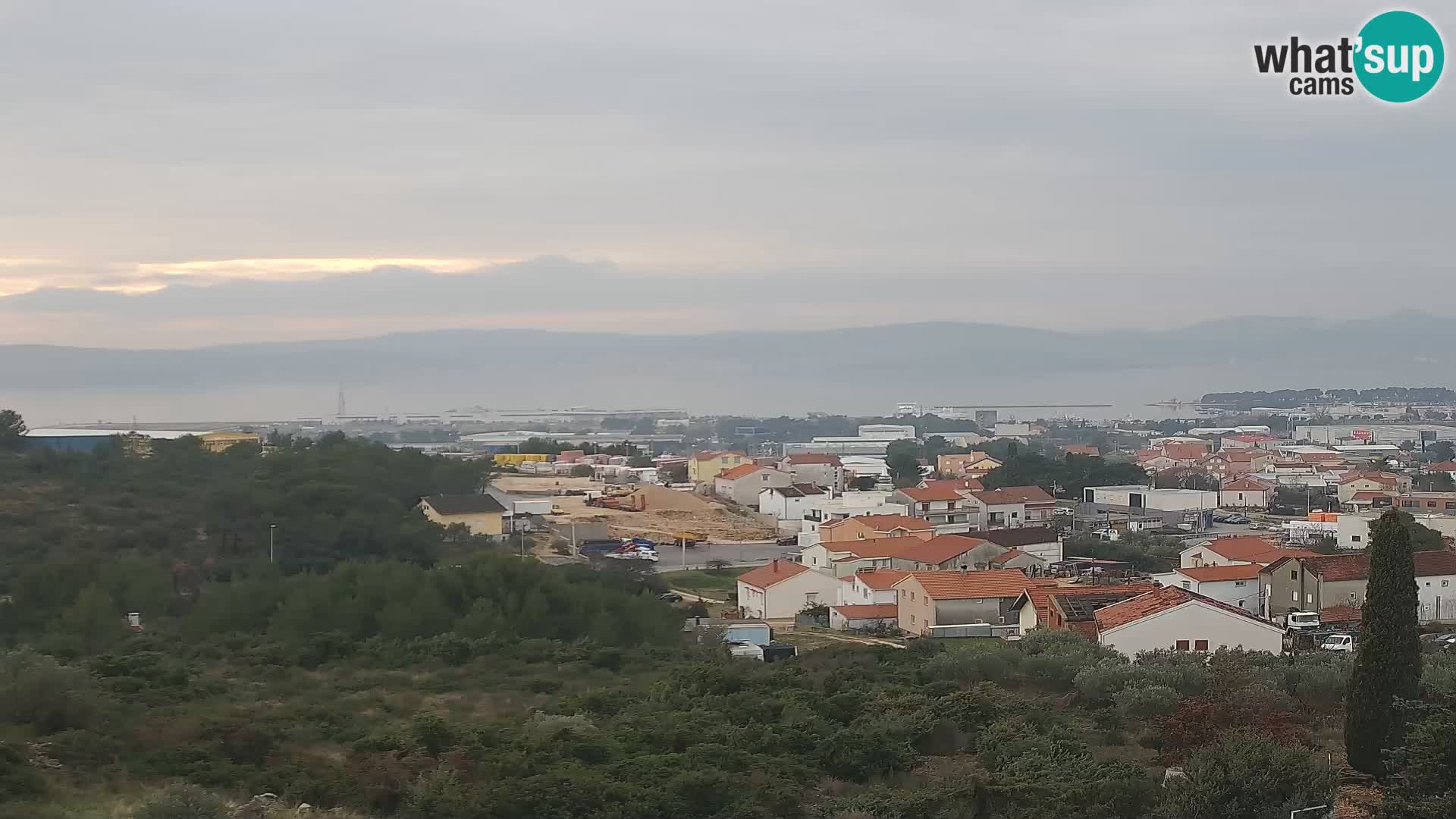 Panorama de la Webcam del Puerto Gazenica de Zadar, Zadar, Croacia