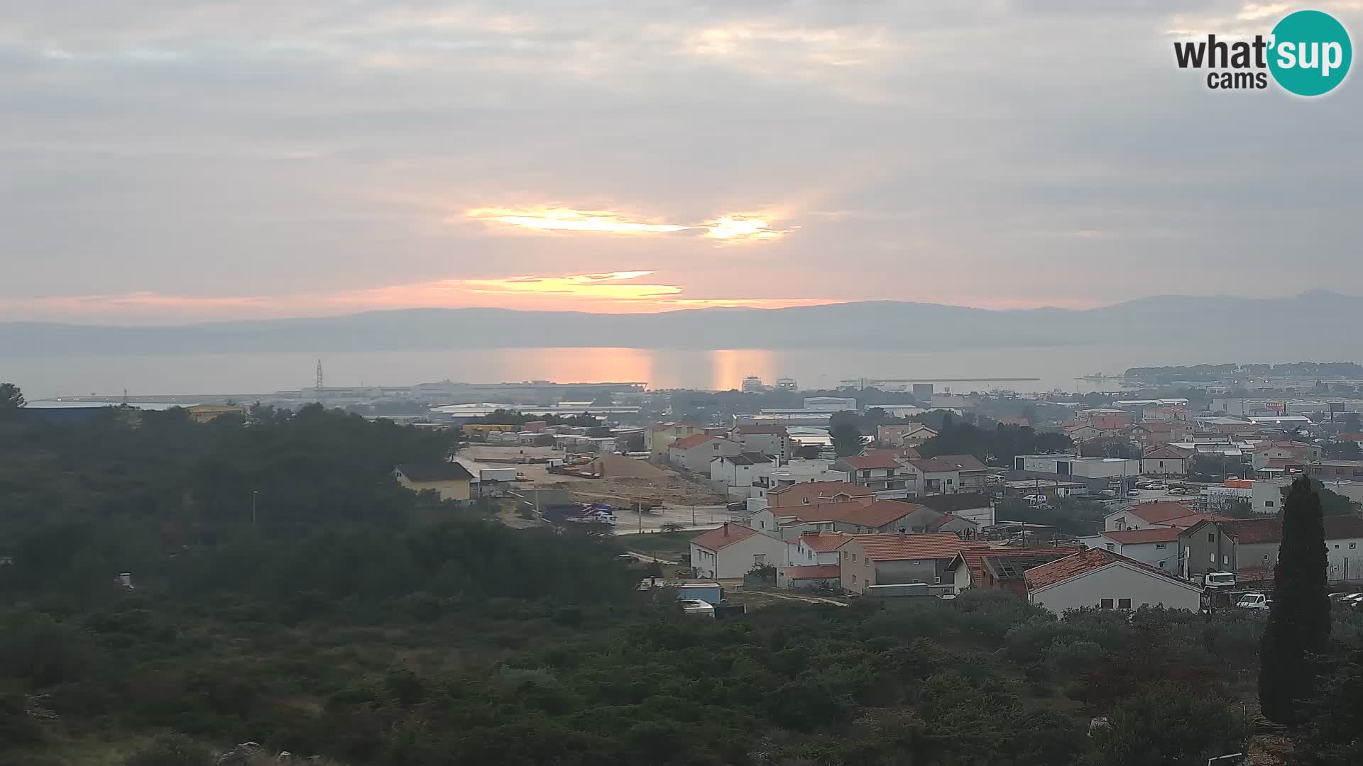Zadar Pristanišče Gazenica s panoramsko spletno kamero, Zadar, Hrvaška