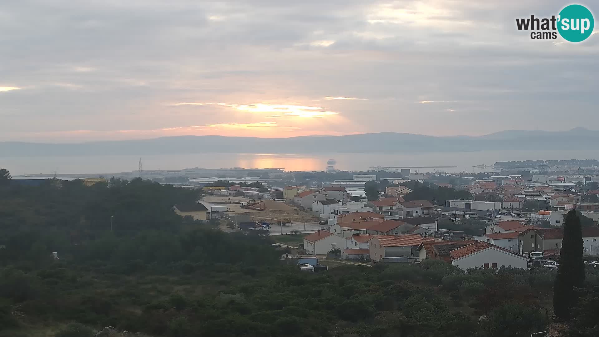 Panoramska web kamera Luke Gaženica u Zadru, Hrvatska