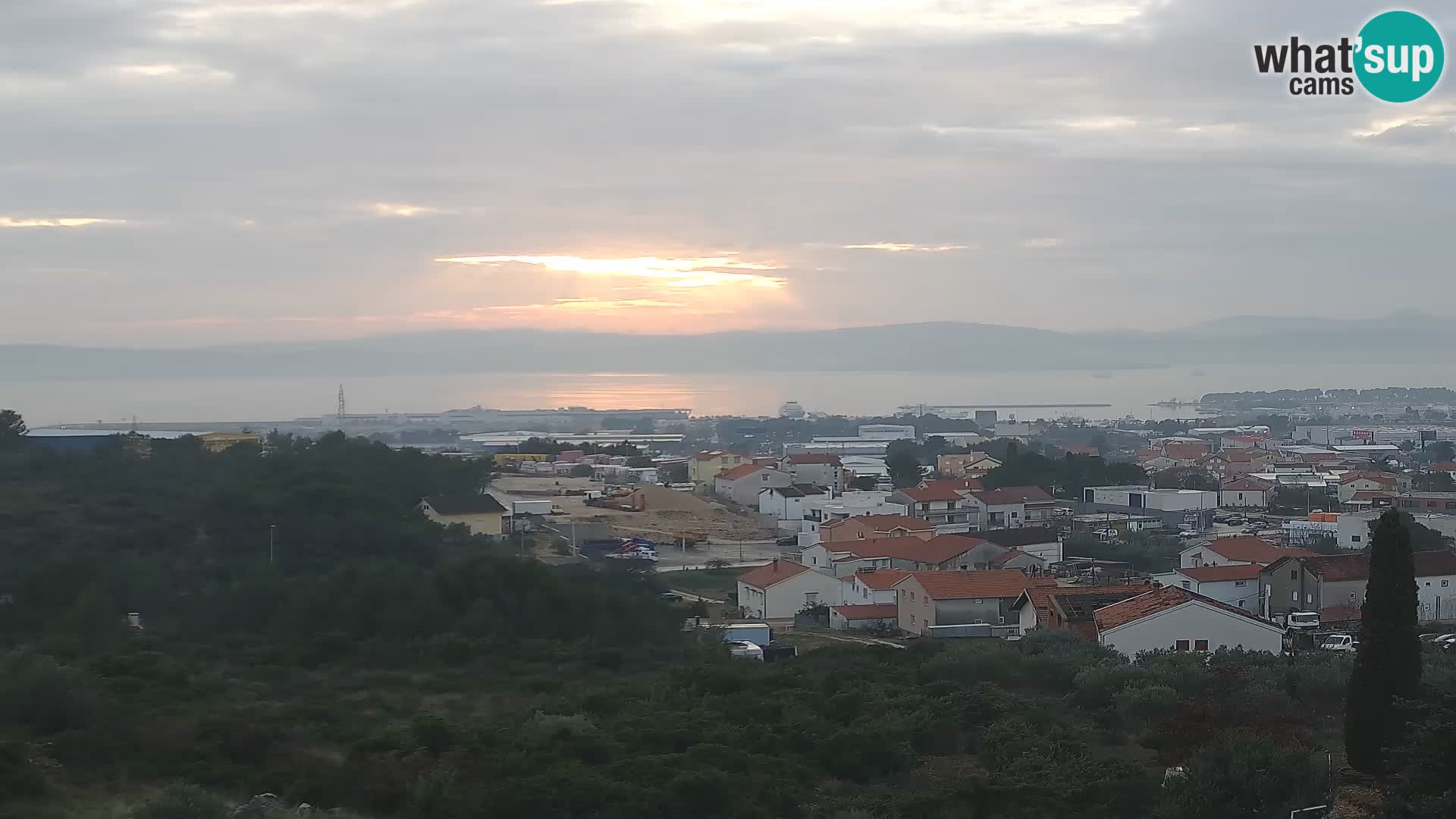 Zadar Port Gazenica Webcam Panorama, Zadar, Croatie
