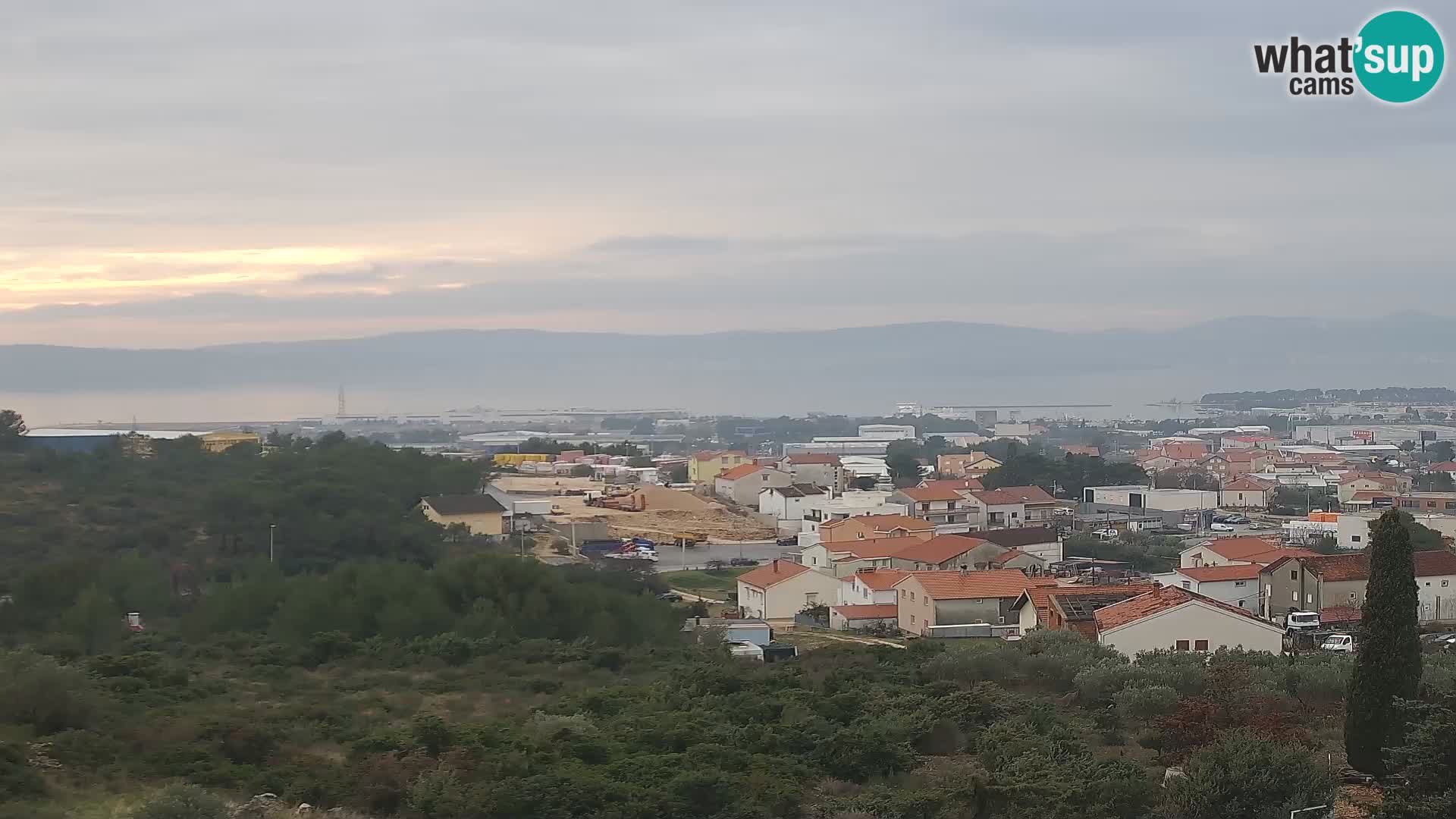 Panoramska web kamera Luke Gaženica u Zadru, Hrvatska