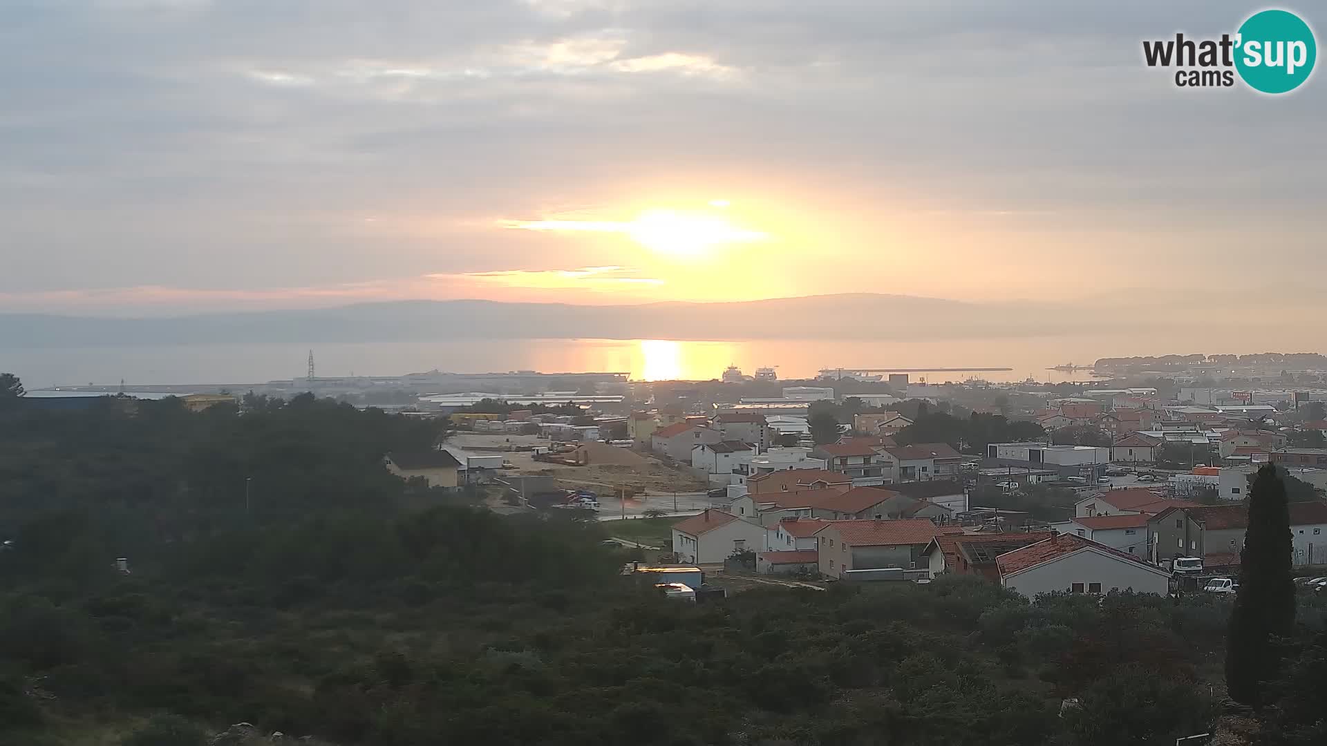 Panoramska web kamera Luke Gaženica u Zadru, Hrvatska