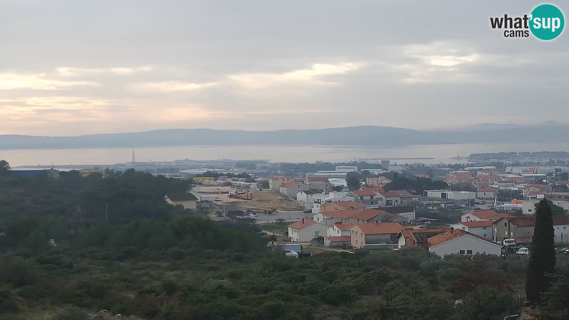 Zadar Port Gazenica Webcam Panorama, Zadar, Kroatien