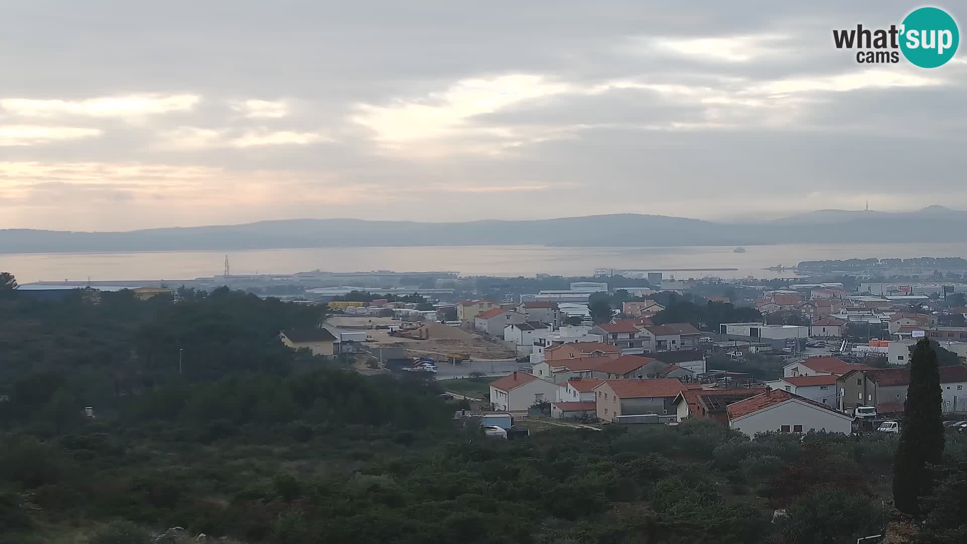 Zadar Port Gazenica Webcam Panorama, Zadar, Croatie