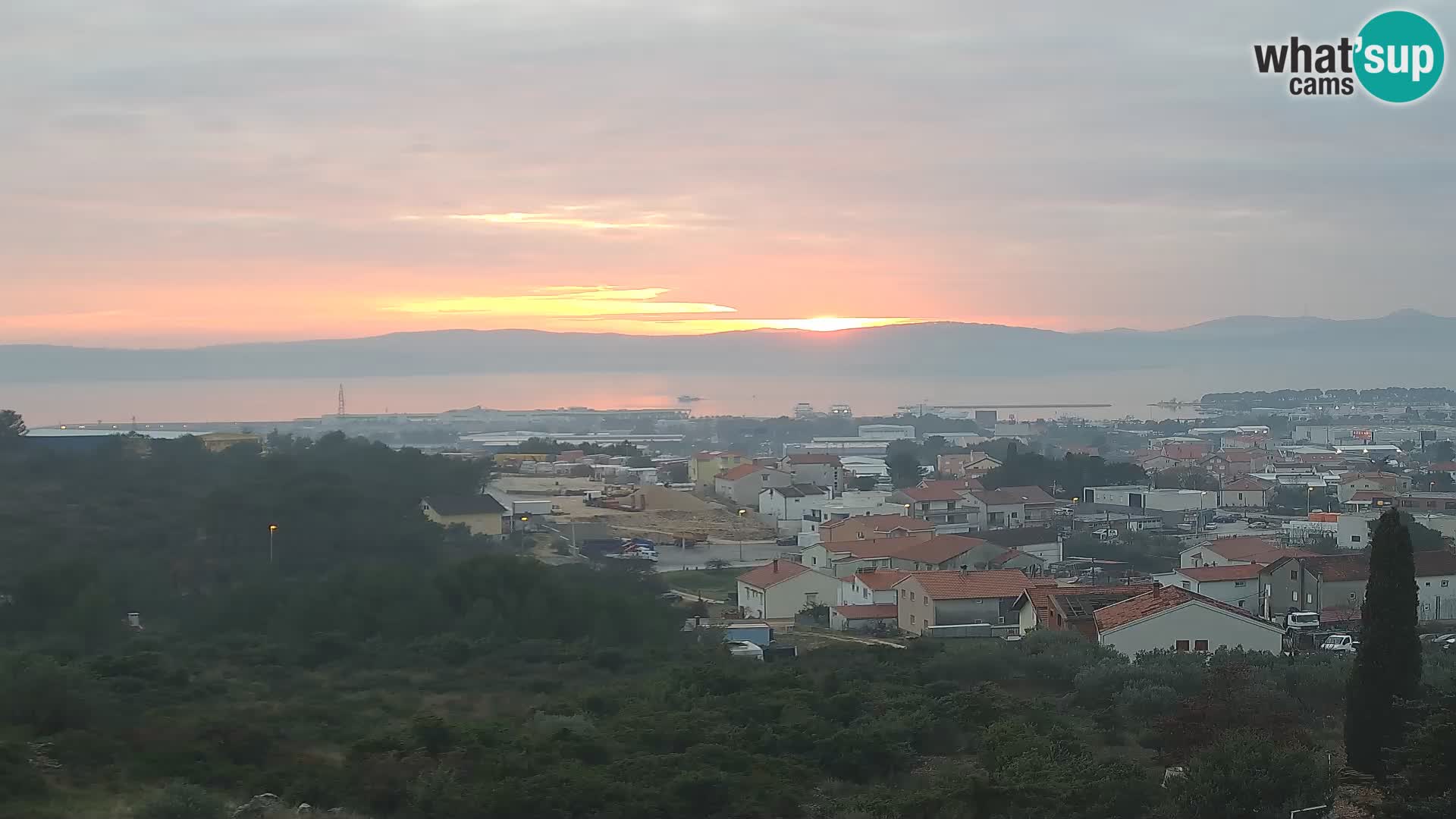 Zadar Pristanišče Gazenica s panoramsko spletno kamero, Zadar, Hrvaška
