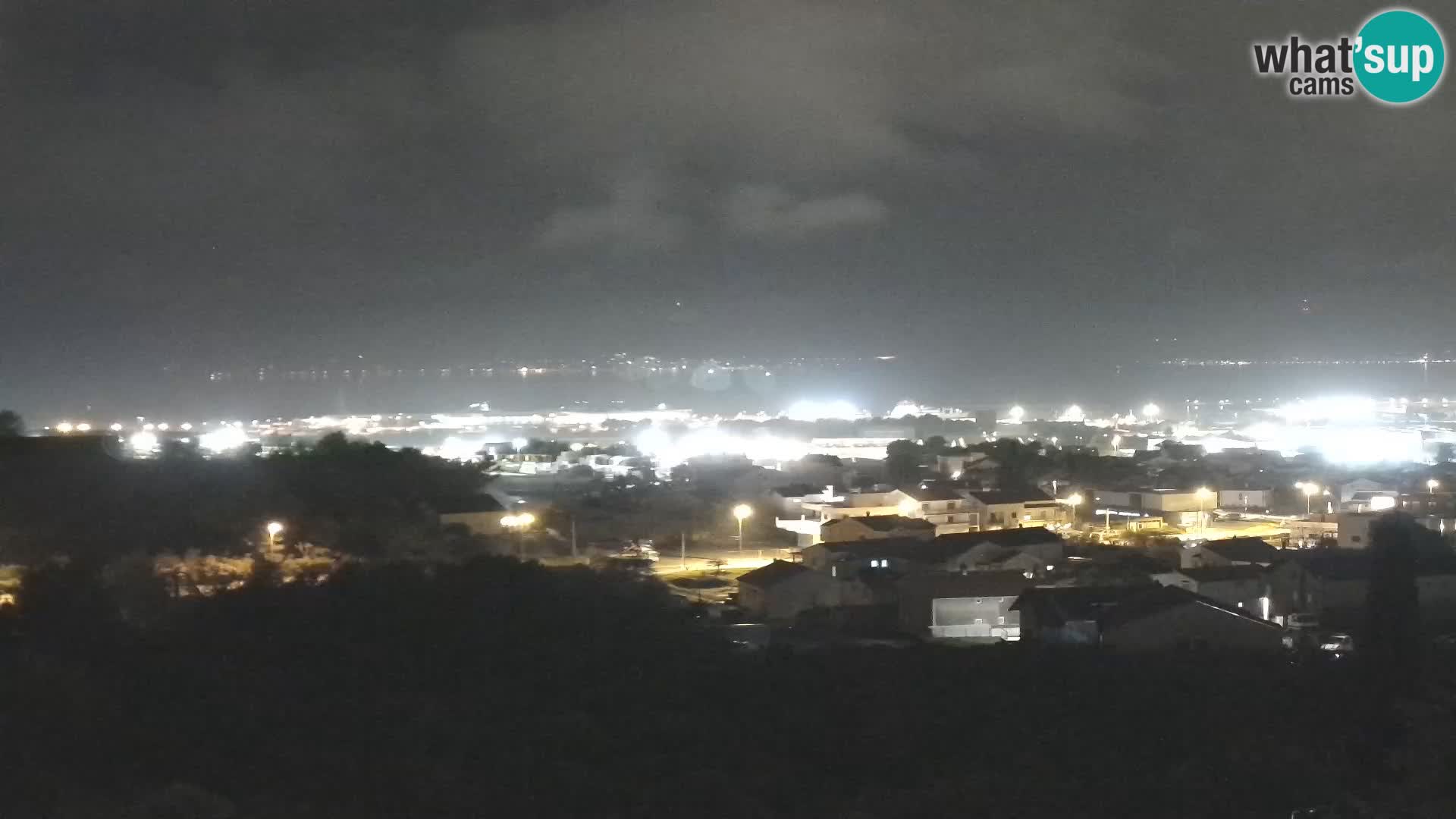 Panoramska web kamera Luke Gaženica u Zadru, Hrvatska