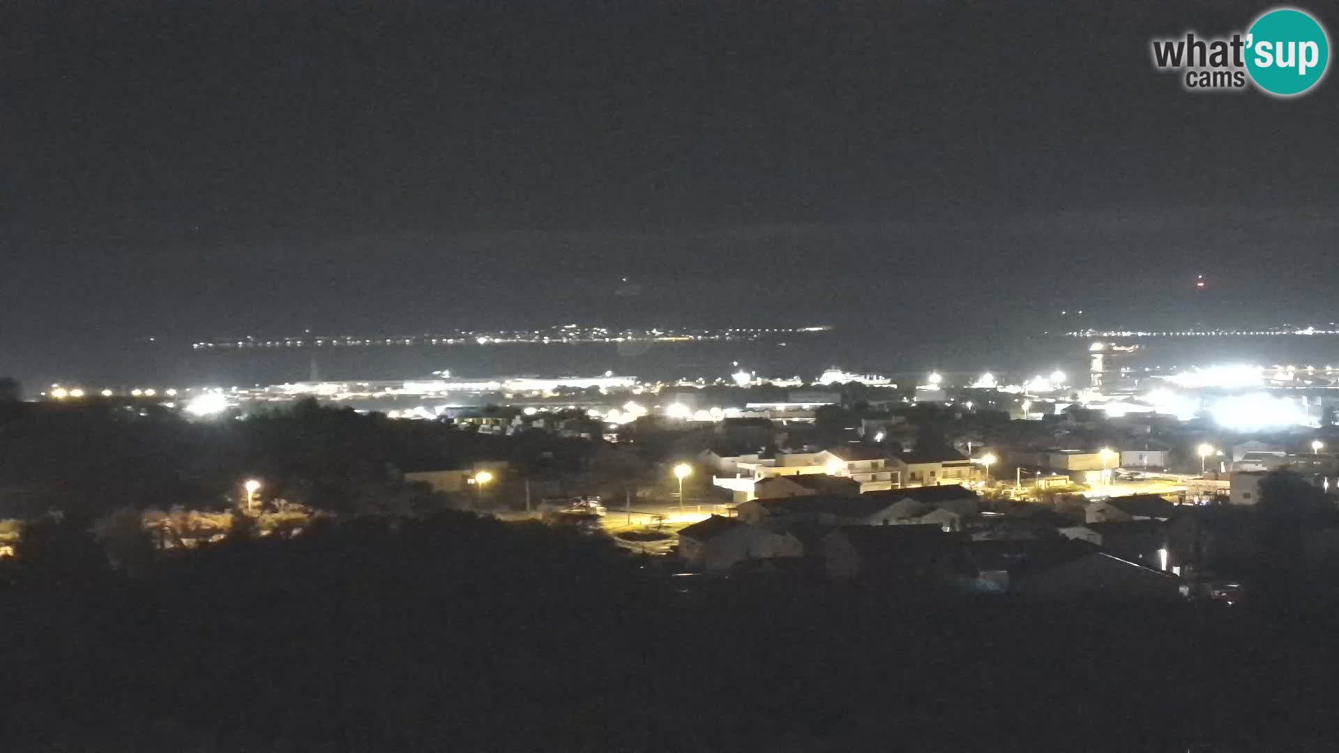 Panorama de la Webcam del Puerto Gazenica de Zadar, Zadar, Croacia