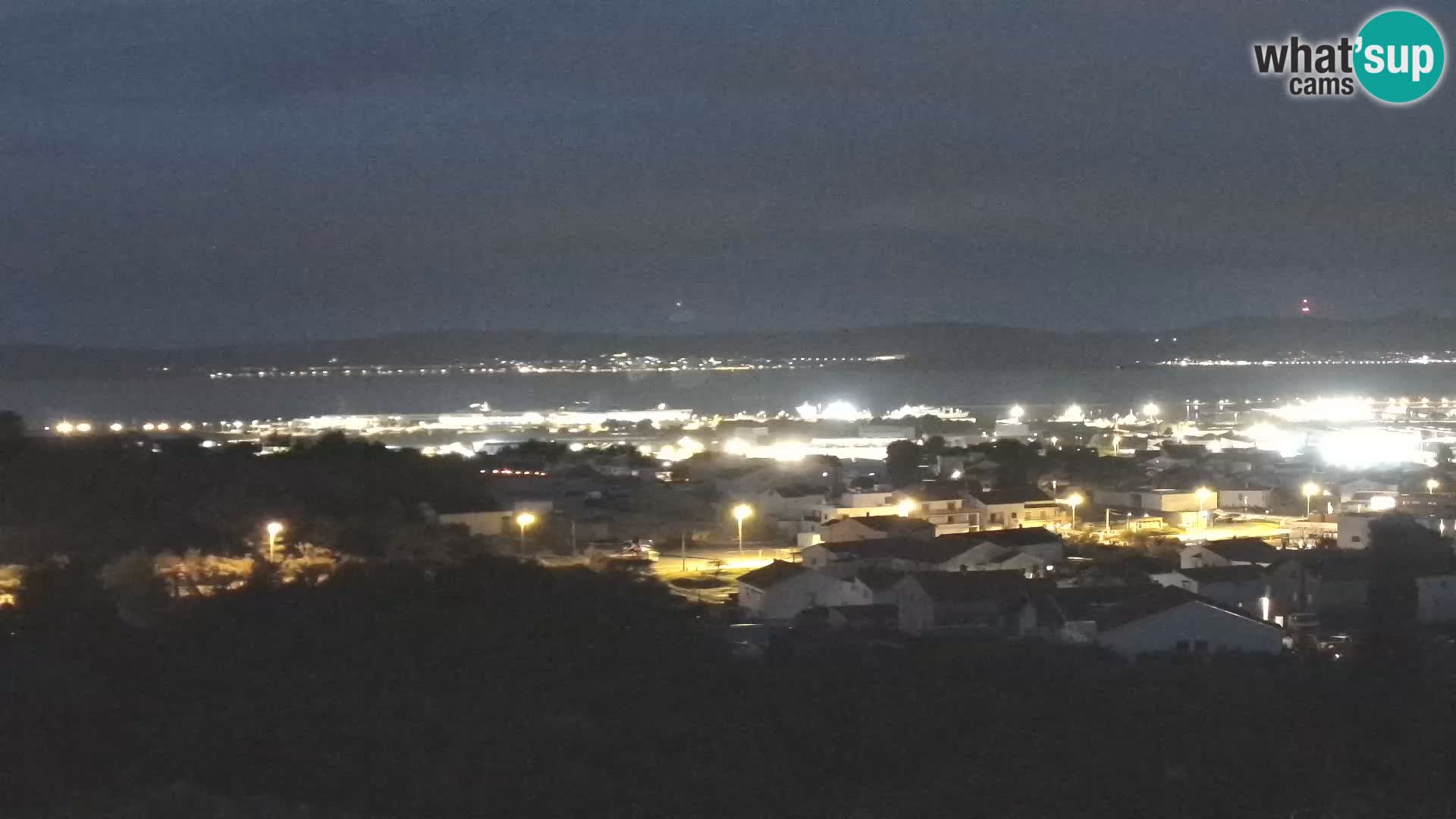 Panorama de la Webcam del Puerto Gazenica de Zadar, Zadar, Croacia