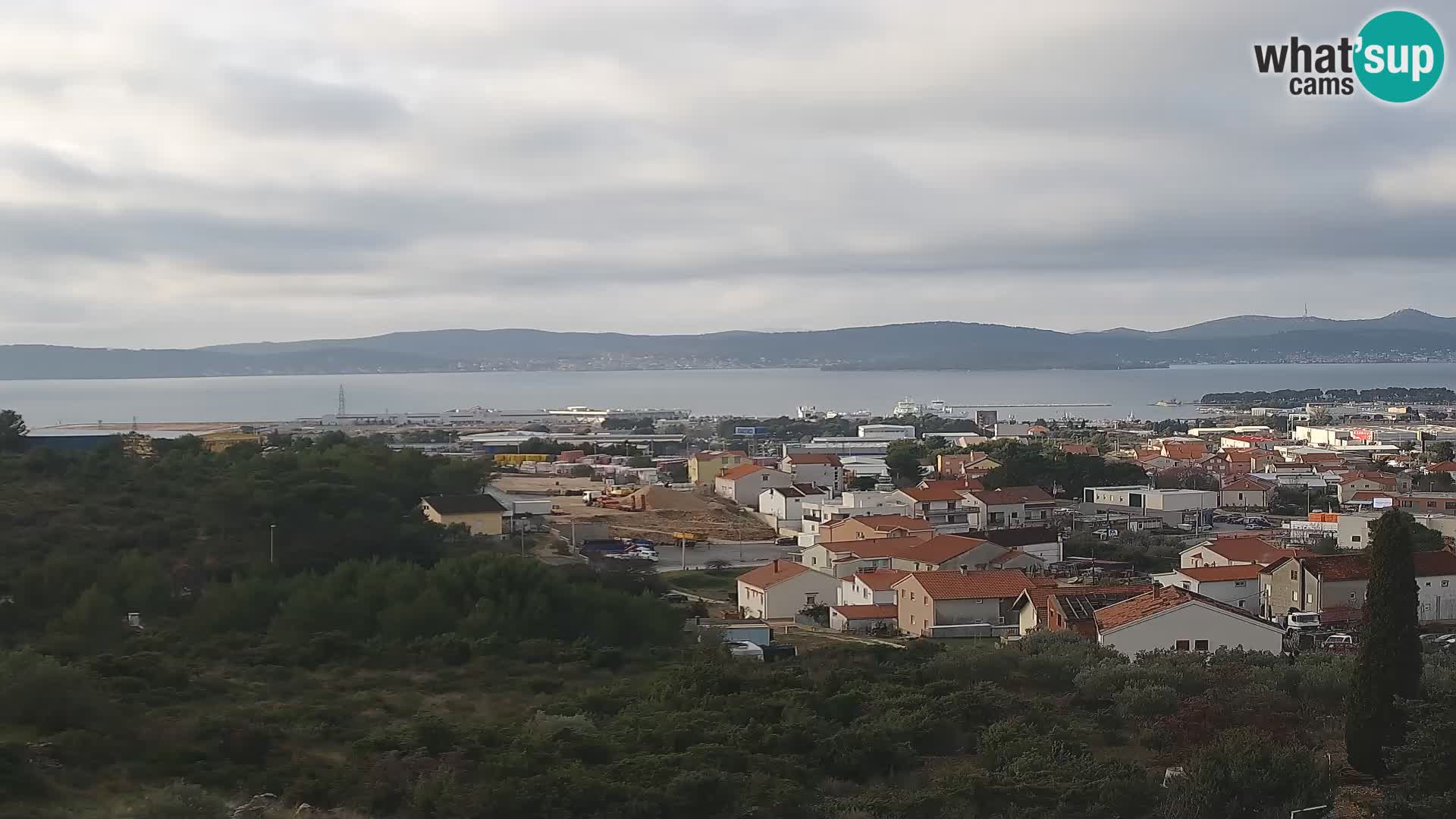 Panoramska web kamera Luke Gaženica u Zadru, Hrvatska