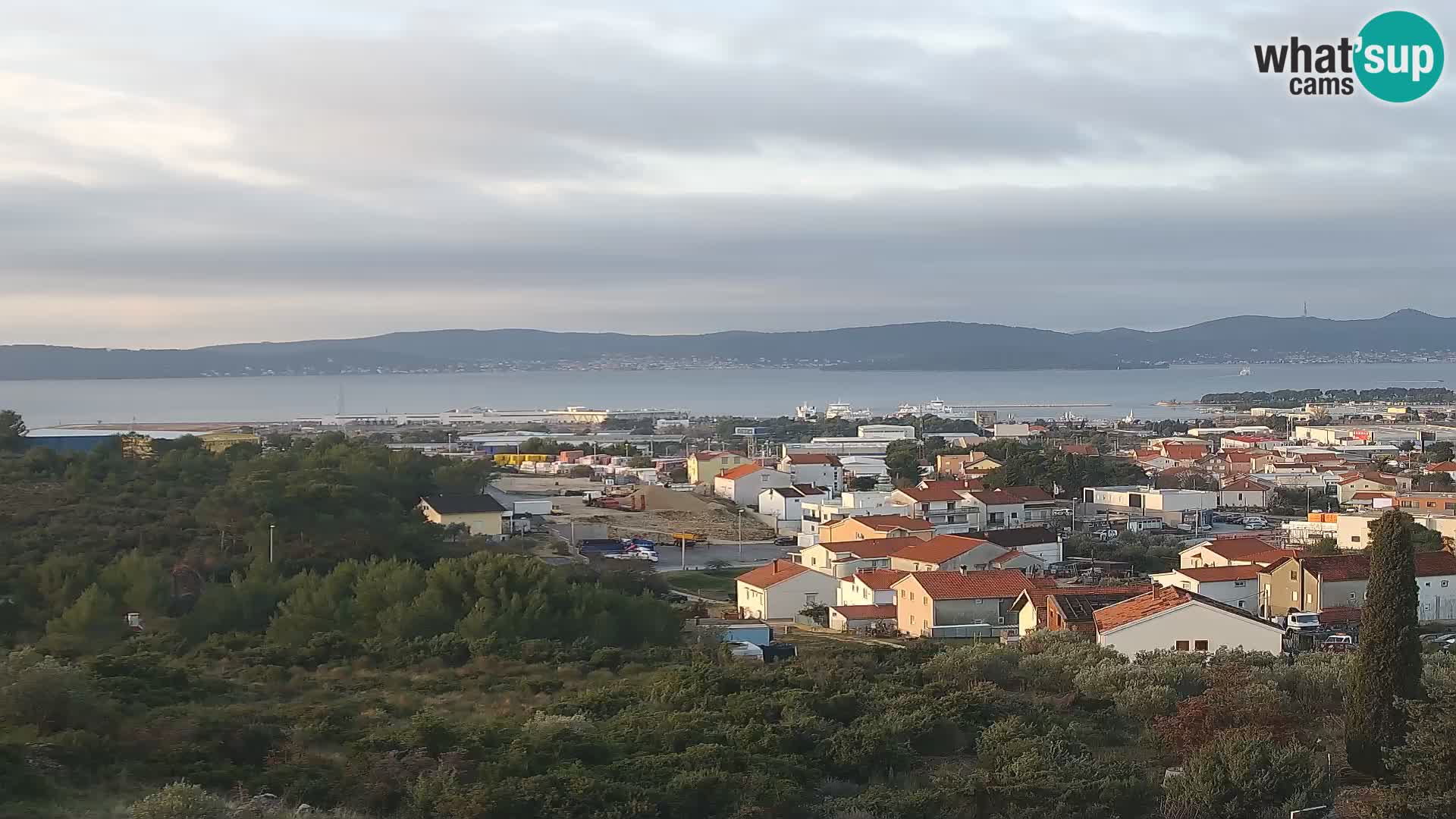 Zadar Port Gazenica Webcam Panorama, Zadar, Croatie