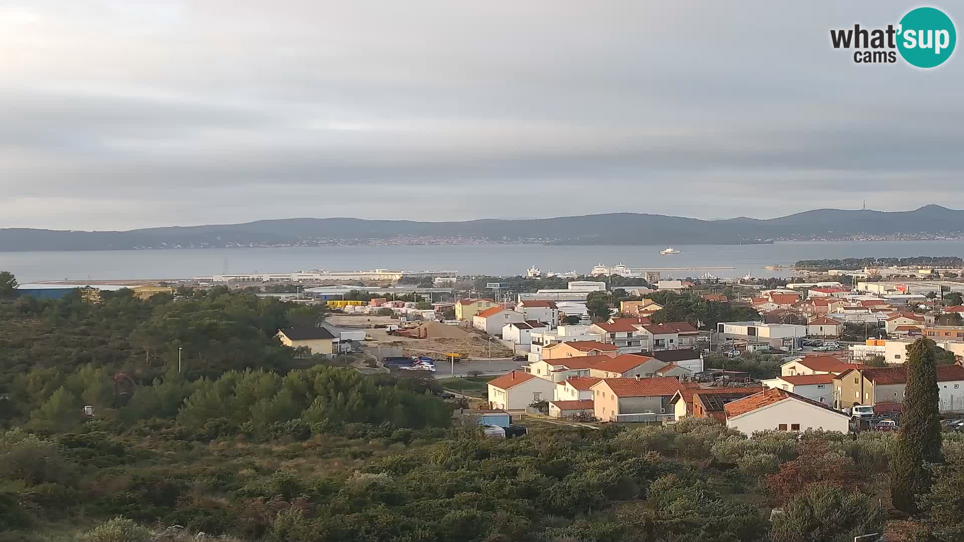 Zadar Port Gazenica Webcam Panorama, Zadar, Kroatien