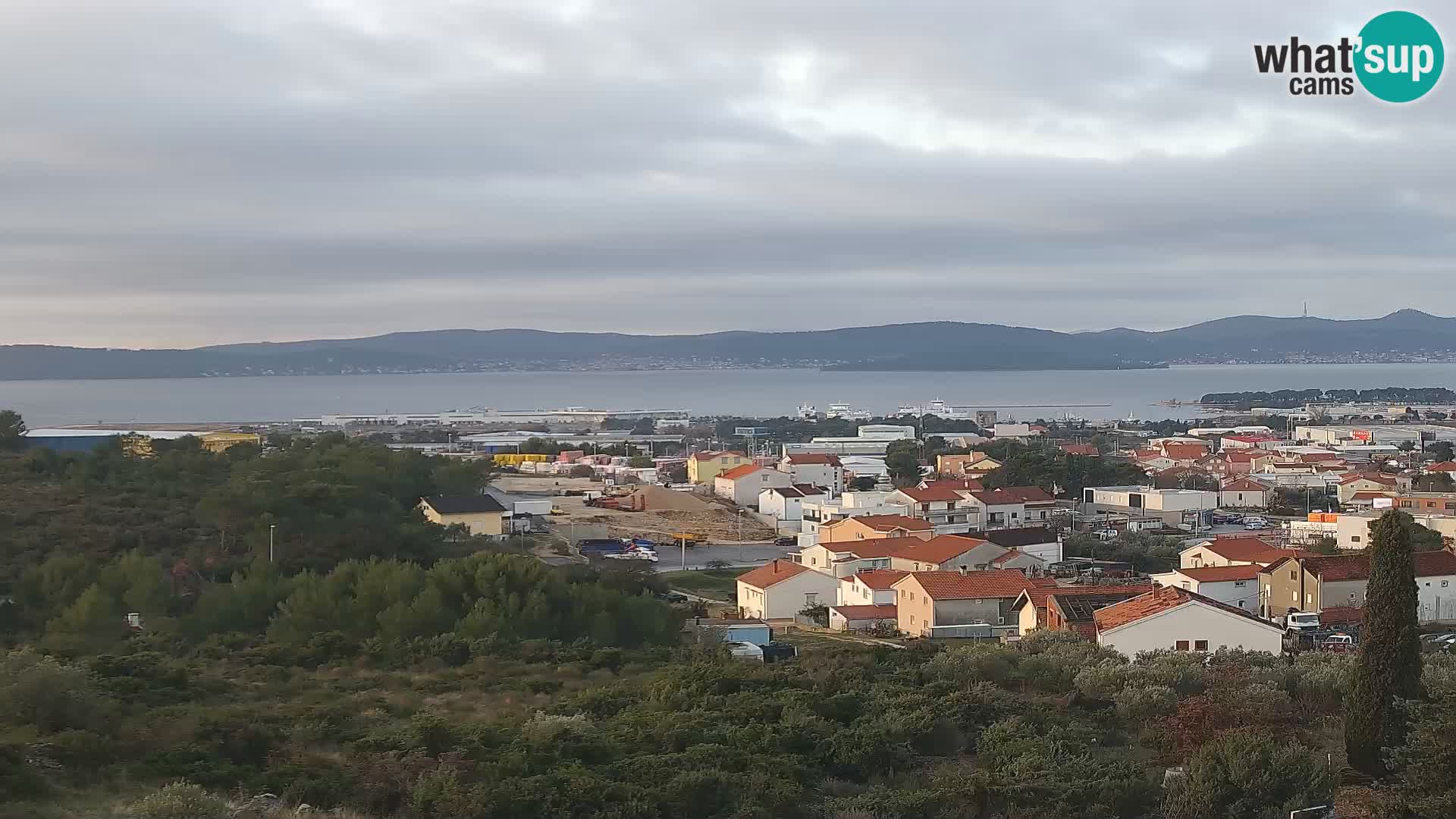 Zadar Port Gazenica Webcam Panorama, Zadar, Croatie
