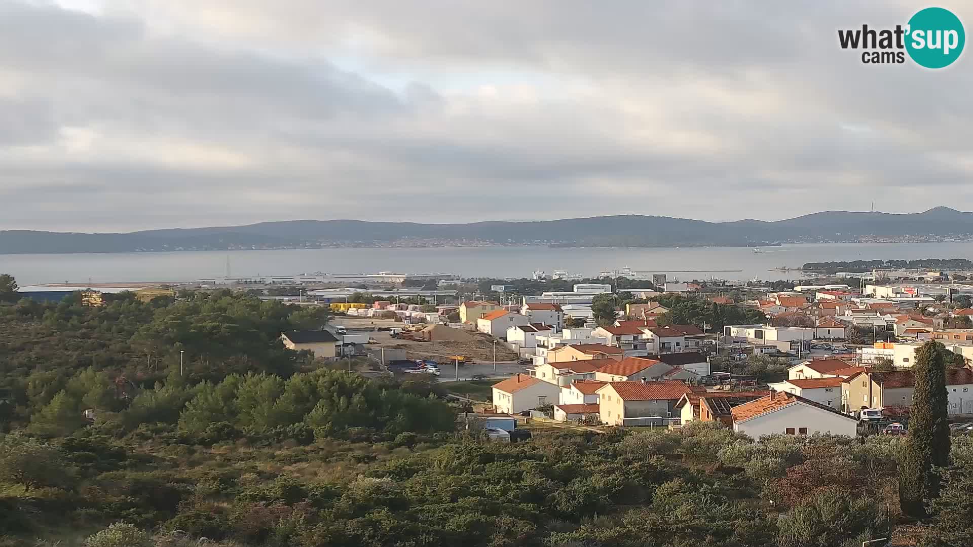 Panorama de la Webcam del Puerto Gazenica de Zadar, Zadar, Croacia