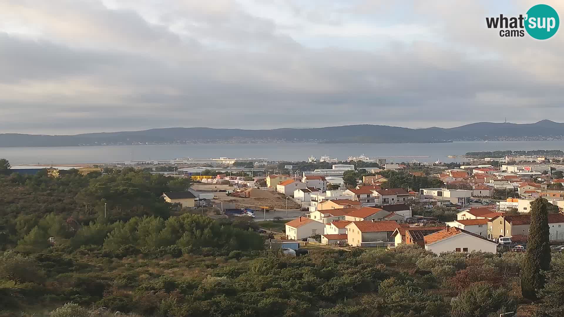 Zadar Port Gazenica Webcam Panorama, Zadar, Croatie