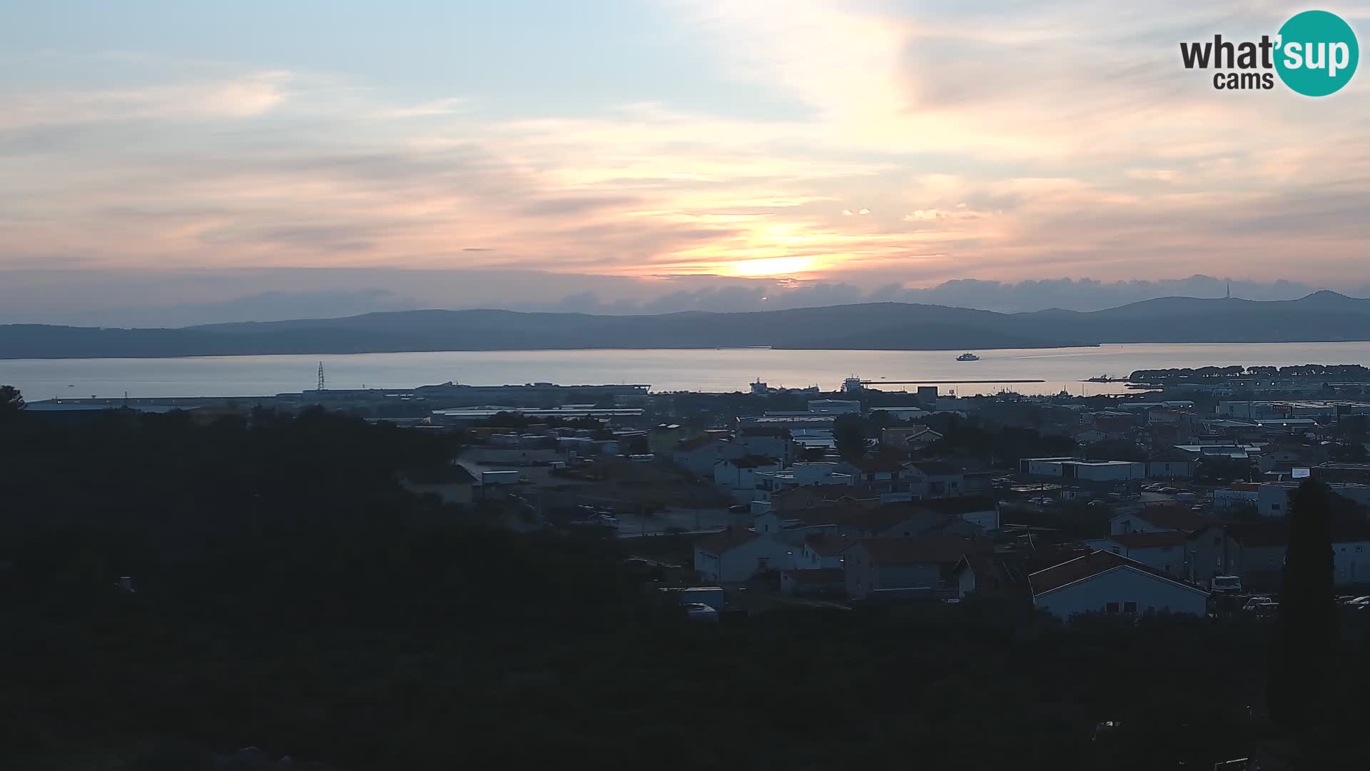 Zadar Pristanišče Gazenica s panoramsko spletno kamero, Zadar, Hrvaška